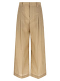 Brunello Cucinelli Beige Cotton Casual Pants