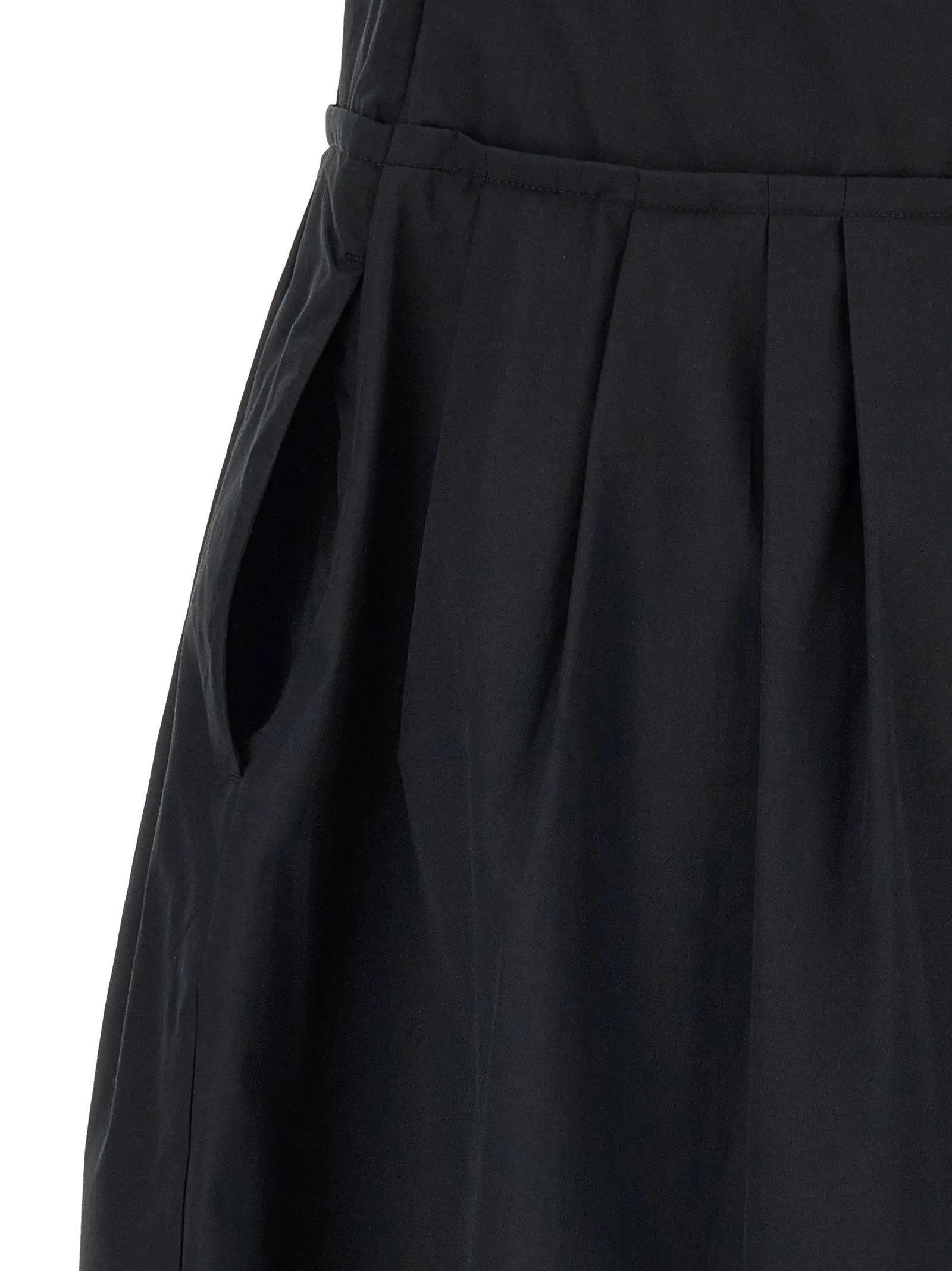 Max Mara Black Cotton Jumpsuit
