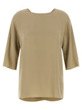 Max Mara Beige Silk Blouse