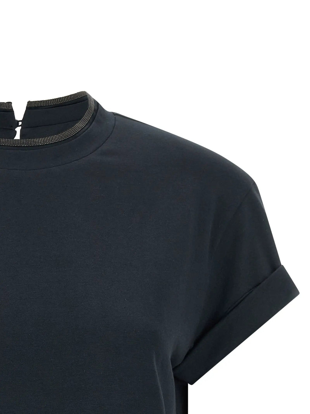 Brunello Cucinelli Blue Cotton T-Shirt