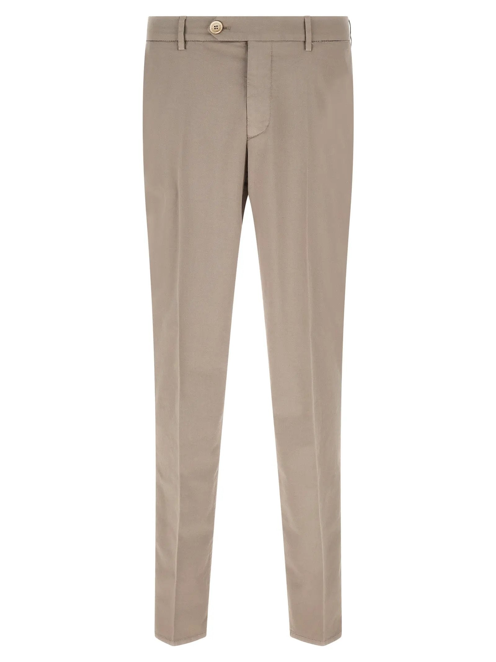 Brunello Cucinelli Beige Cotton Casual Pants