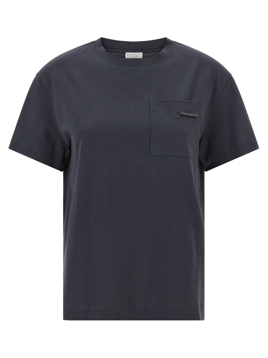 Brunello Cucinelli Blue Cotton T-Shirt