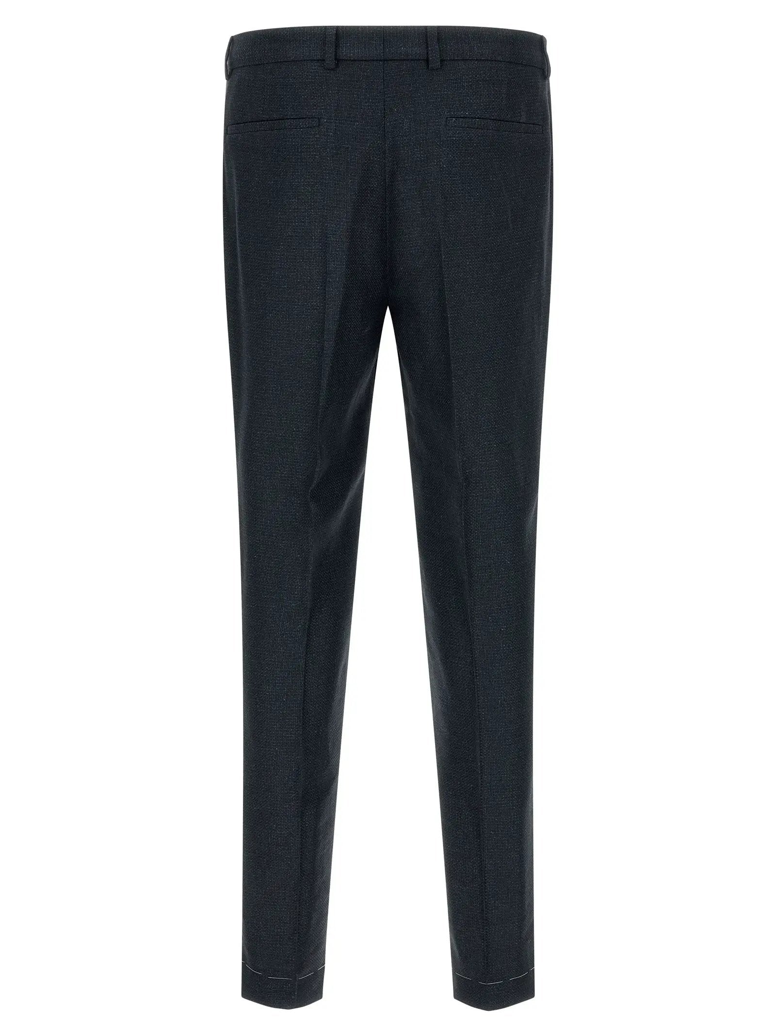 Brunello Cucinelli Blue Silk Two-Piece Suit
