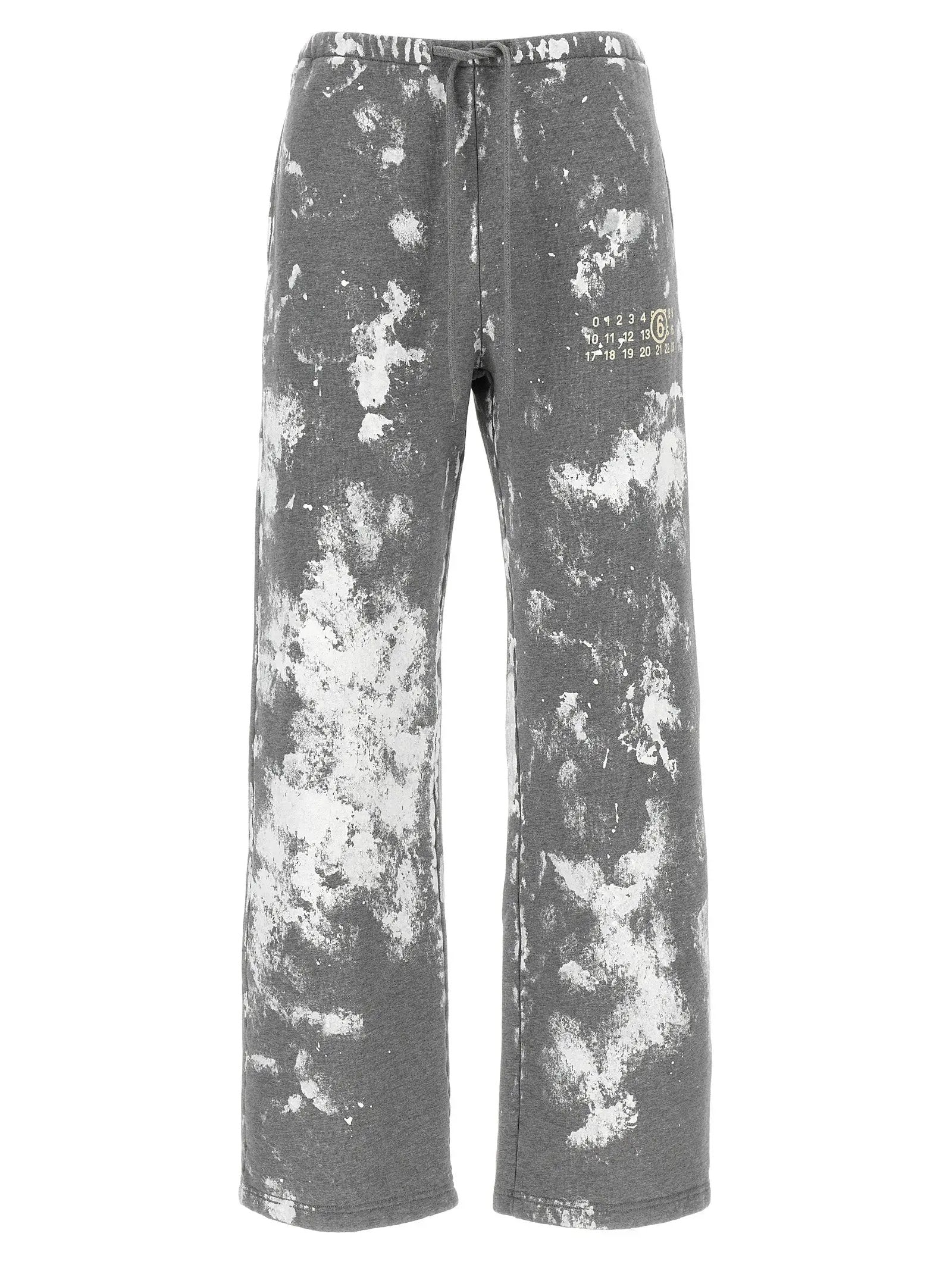 MM6 Maison Margiela Gray Cotton Joggers (Workout Pants)
