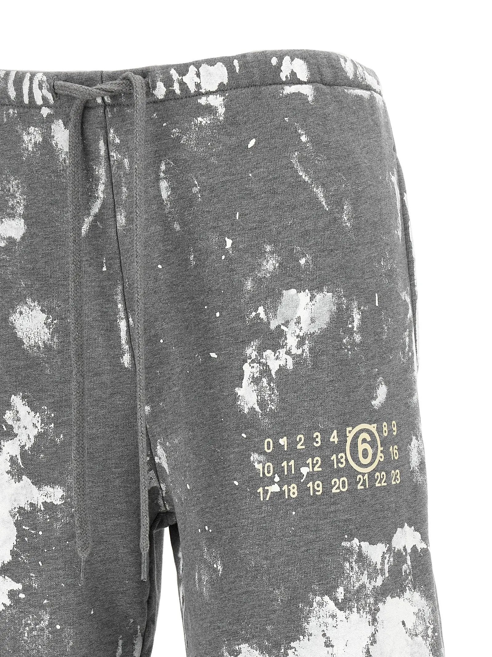 MM6 Maison Margiela Gray Cotton Joggers (Workout Pants)