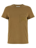 Max Mara Brown Cotton T-Shirt