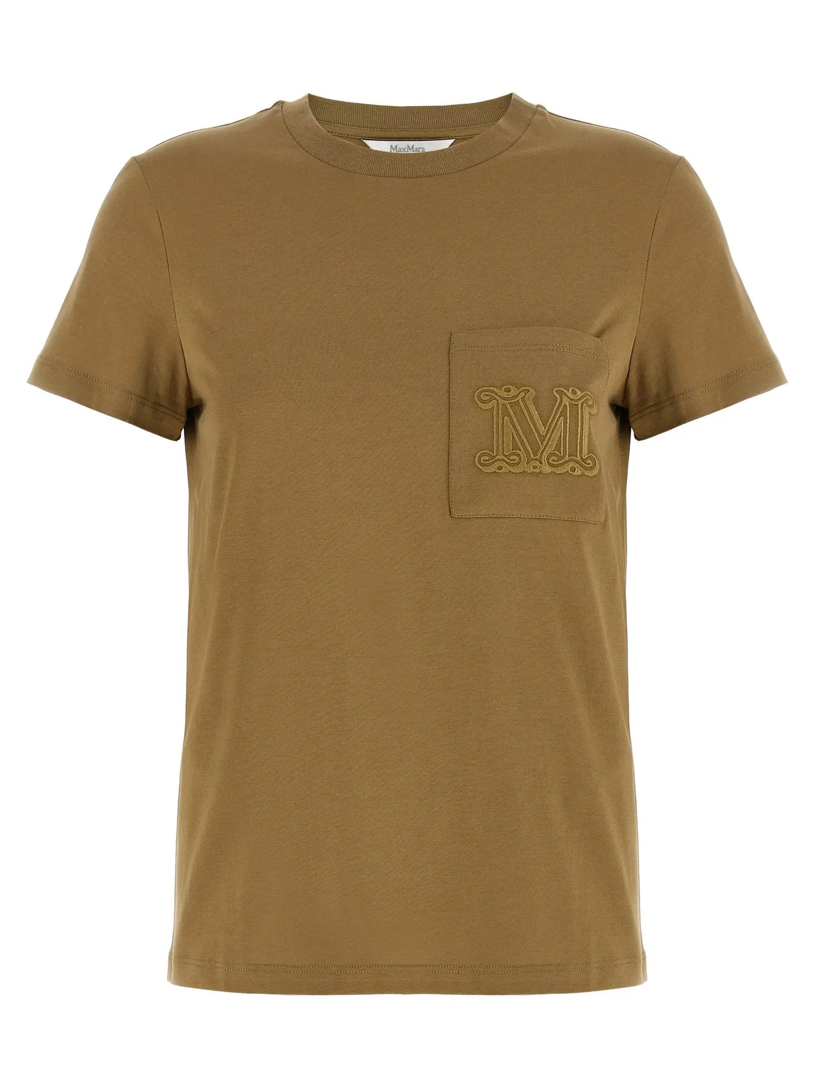Max Mara Brown Cotton T-Shirt
