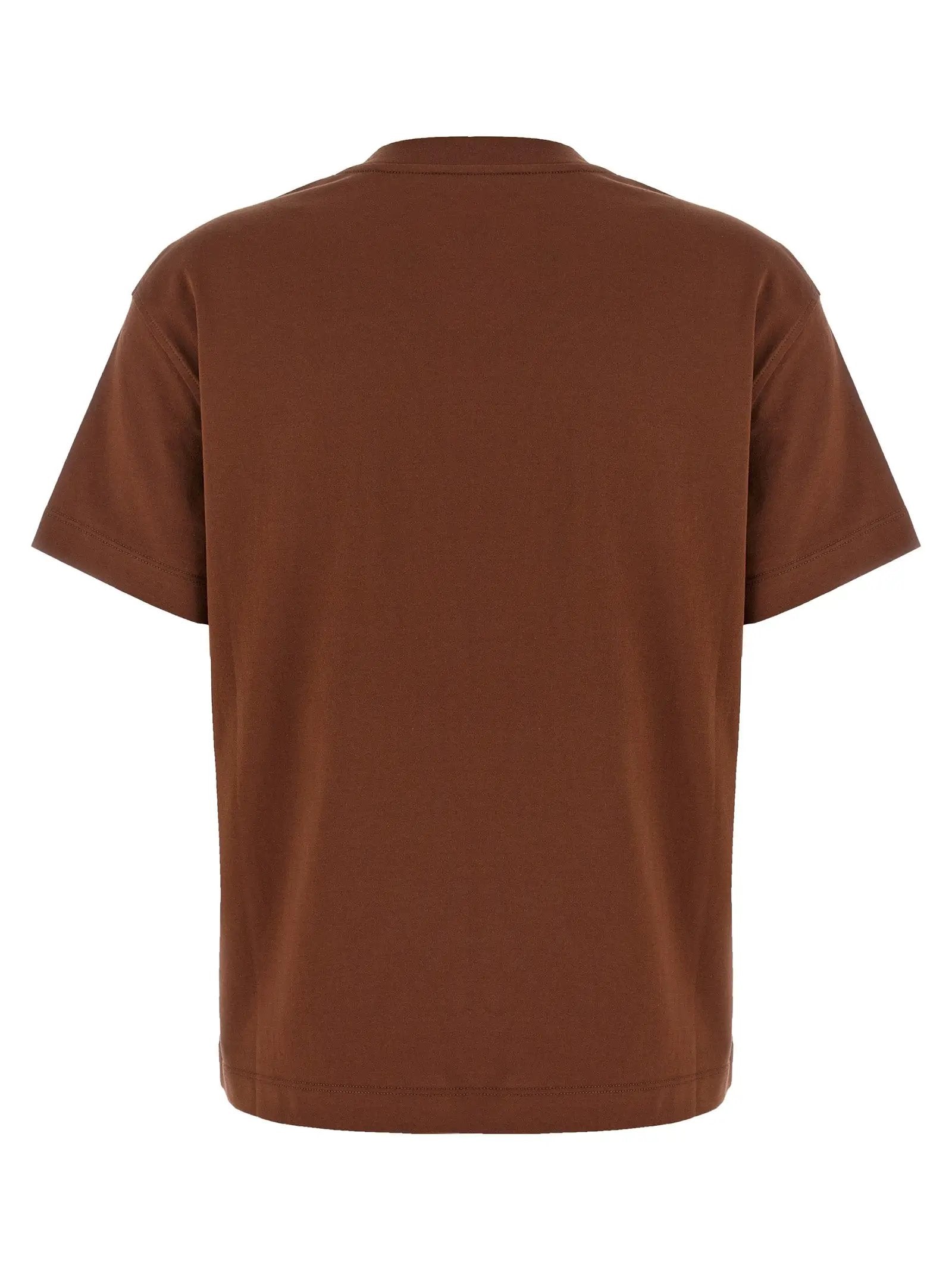 Brunello Cucinelli Brown Cotton T-Shirt