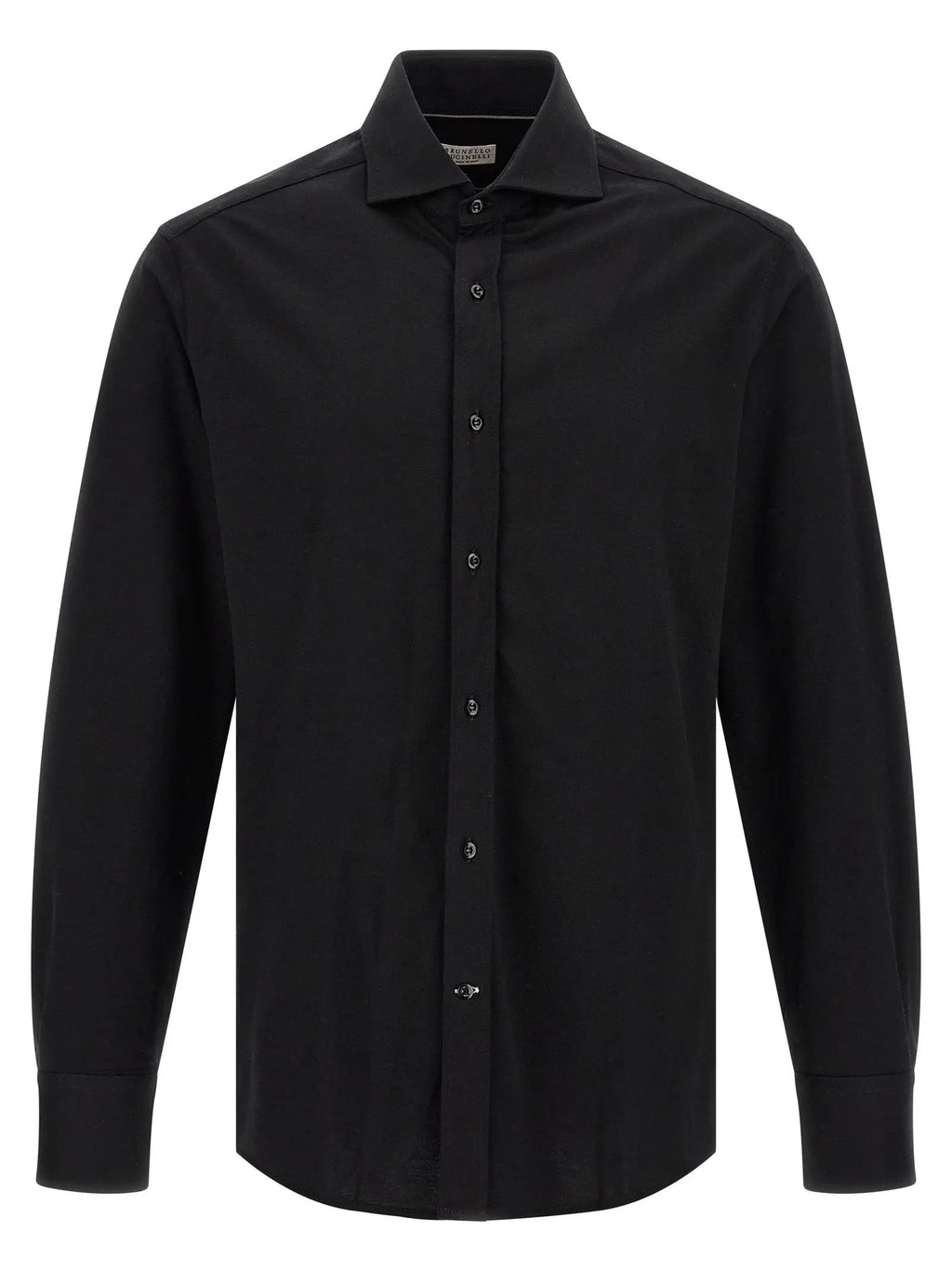 Brunello Cucinelli Black Cotton Blouse
