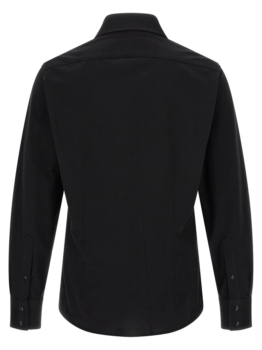 Brunello Cucinelli Black Cotton Blouse
