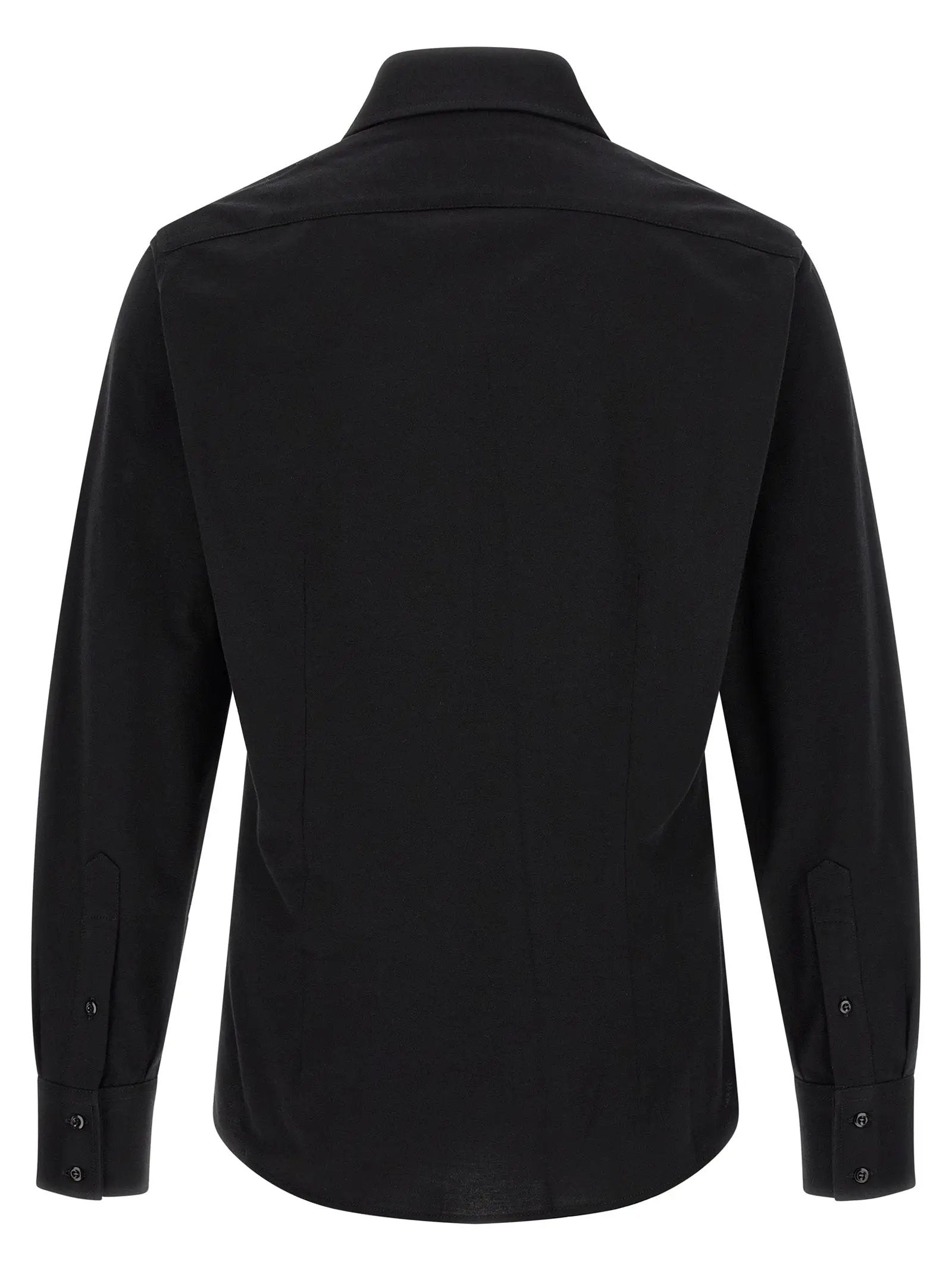 Brunello Cucinelli Black Cotton Blouse