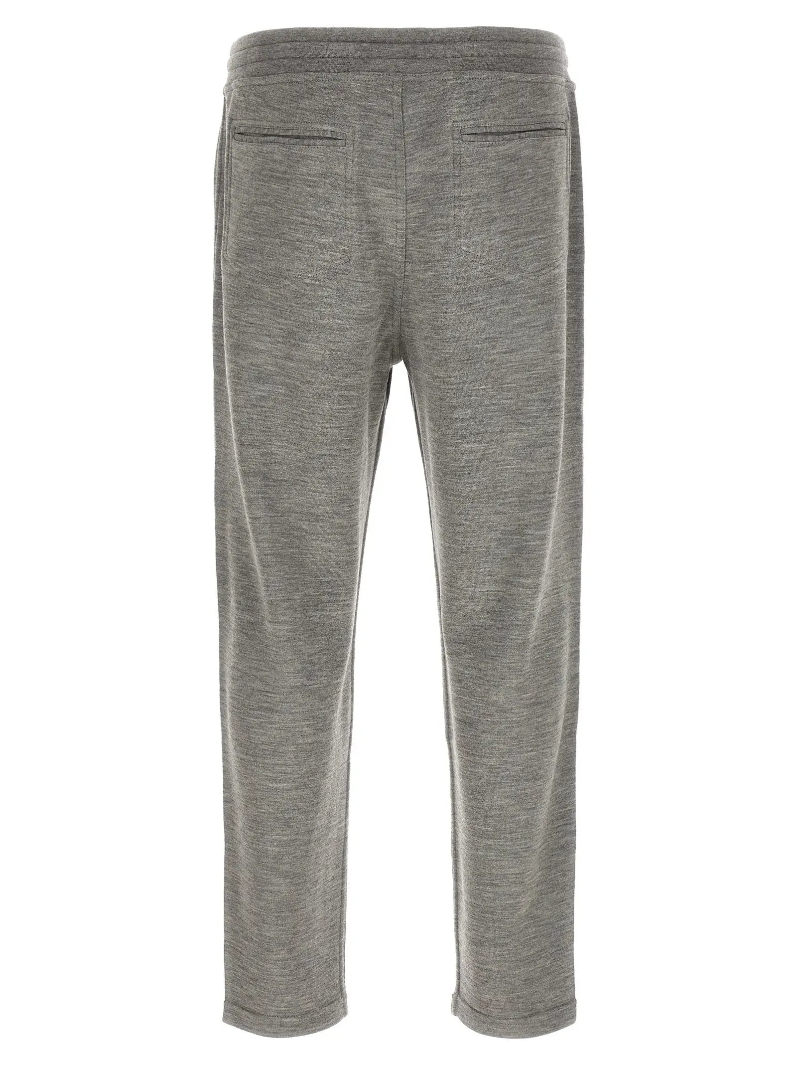 Brunello Cucinelli Gray Cashmere Joggers (Workout Pants)