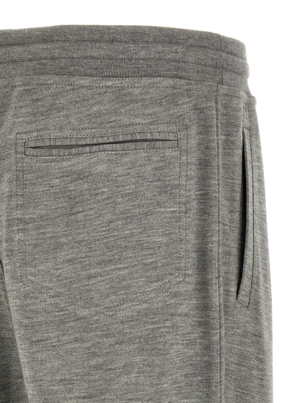 Brunello Cucinelli Gray Cashmere Joggers (Workout Pants)
