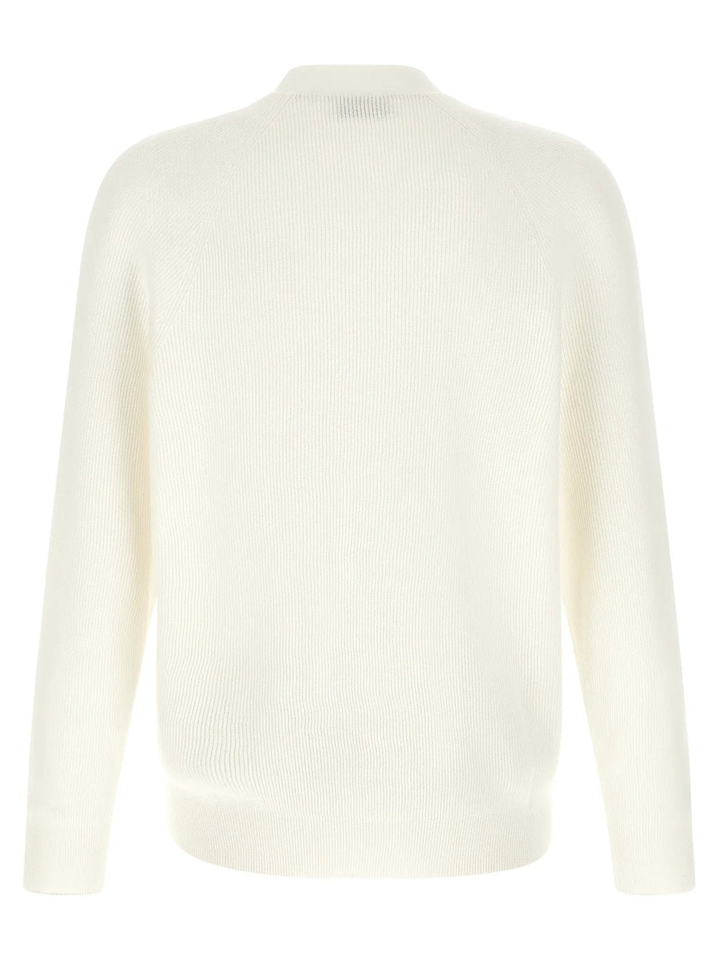 Brunello Cucinelli White Cotton Cardigan