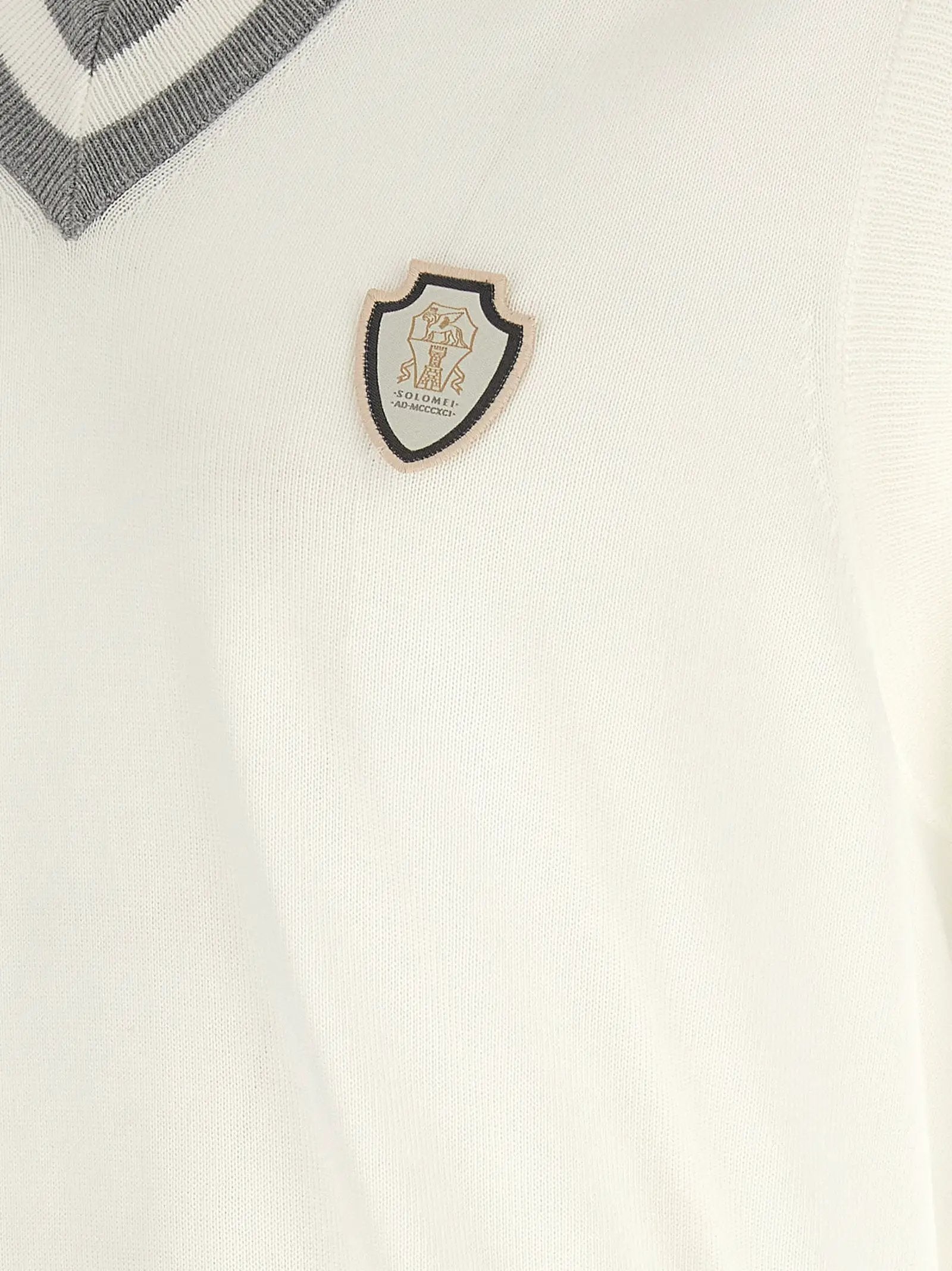 Brunello Cucinelli White Cotton Sweatshirt