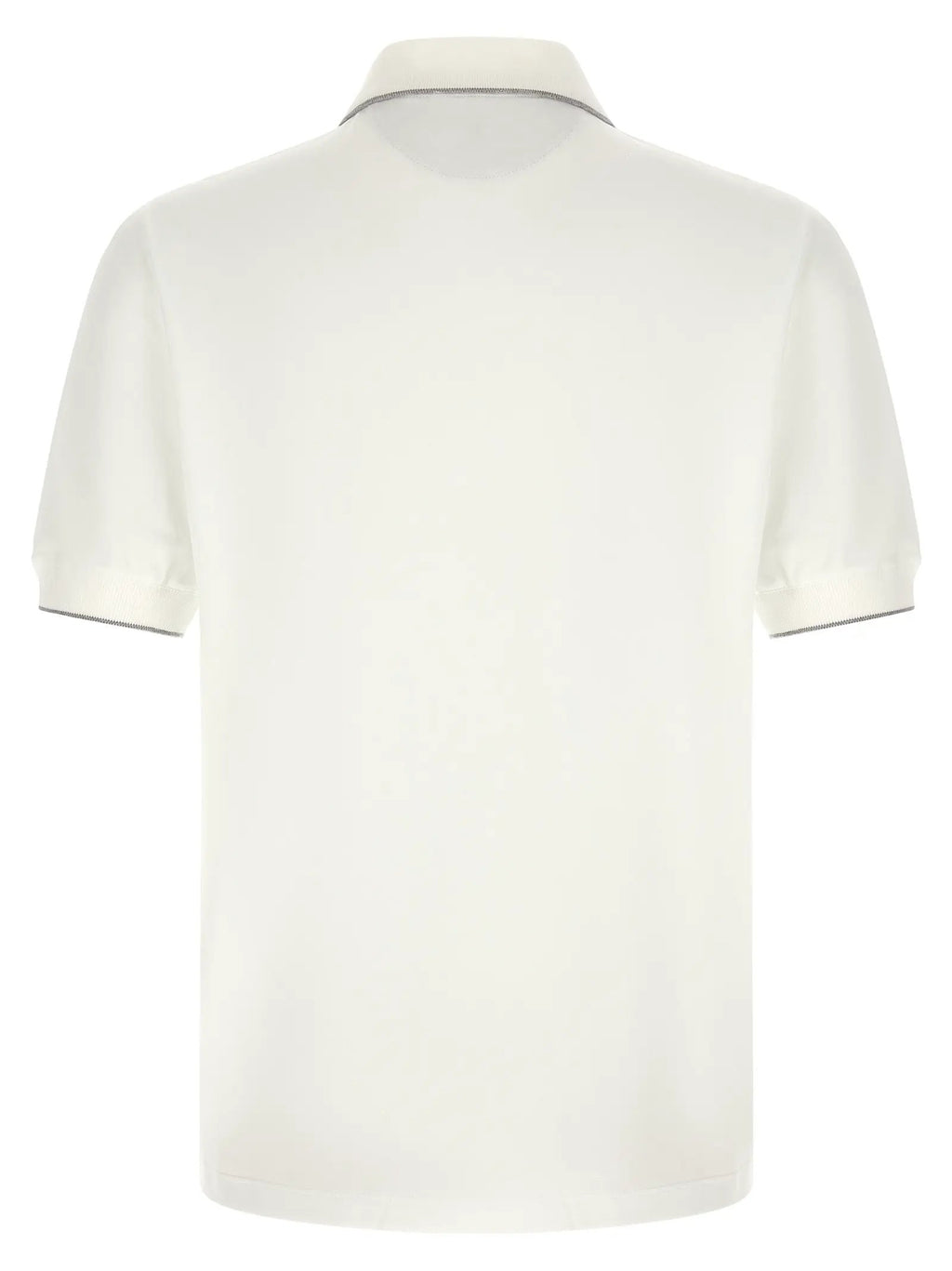 Brunello Cucinelli White Polyamide Polo Shirt