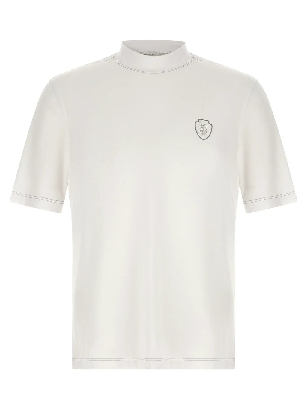 Brunello Cucinelli White Polyamide T-Shirt