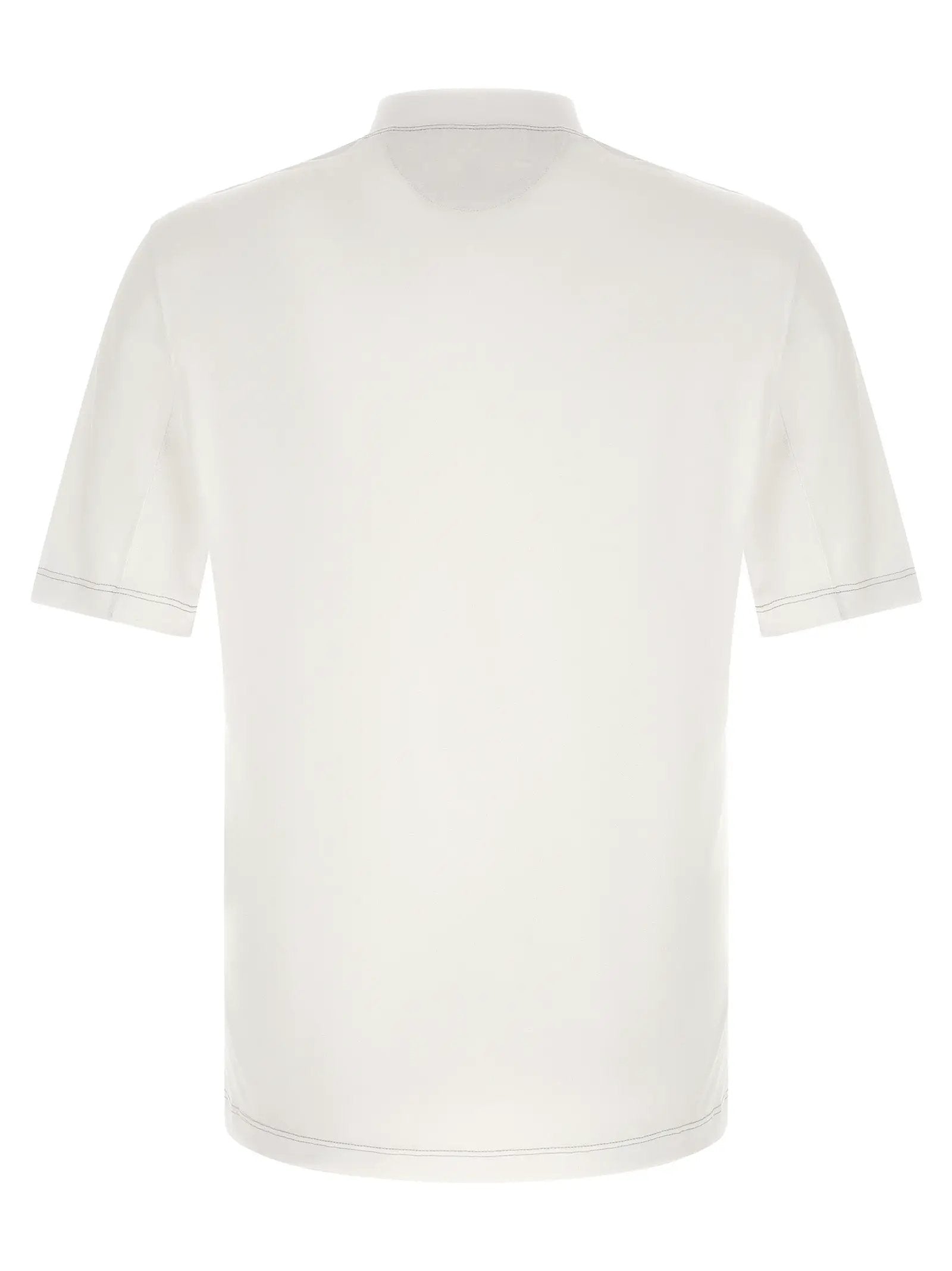 Brunello Cucinelli White Polyamide T-Shirt