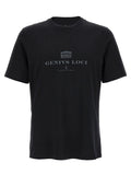 Brunello Cucinelli Black Cotton T-Shirt