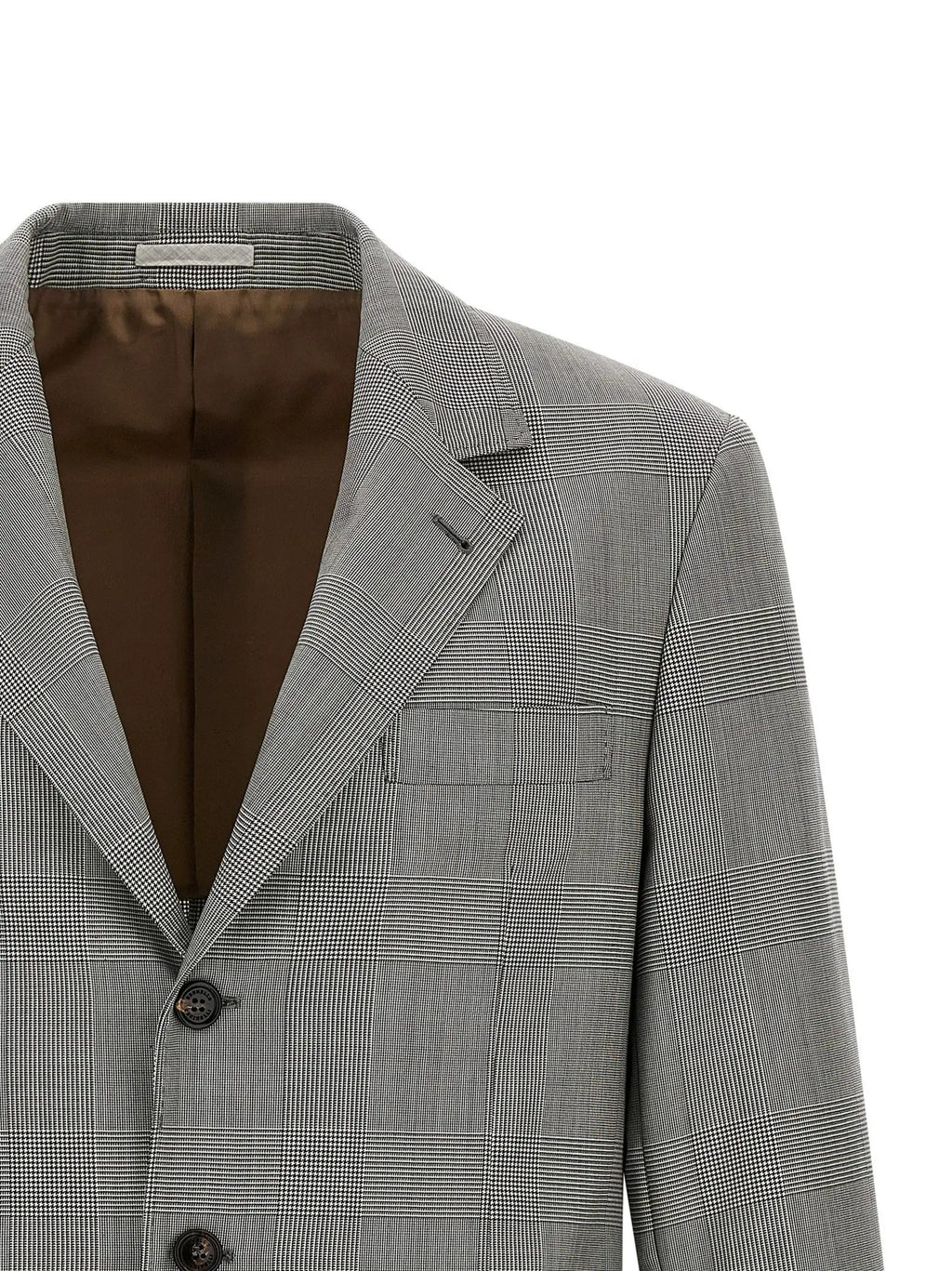 Brunello Cucinelli Gray Virgin Wool Blazer
