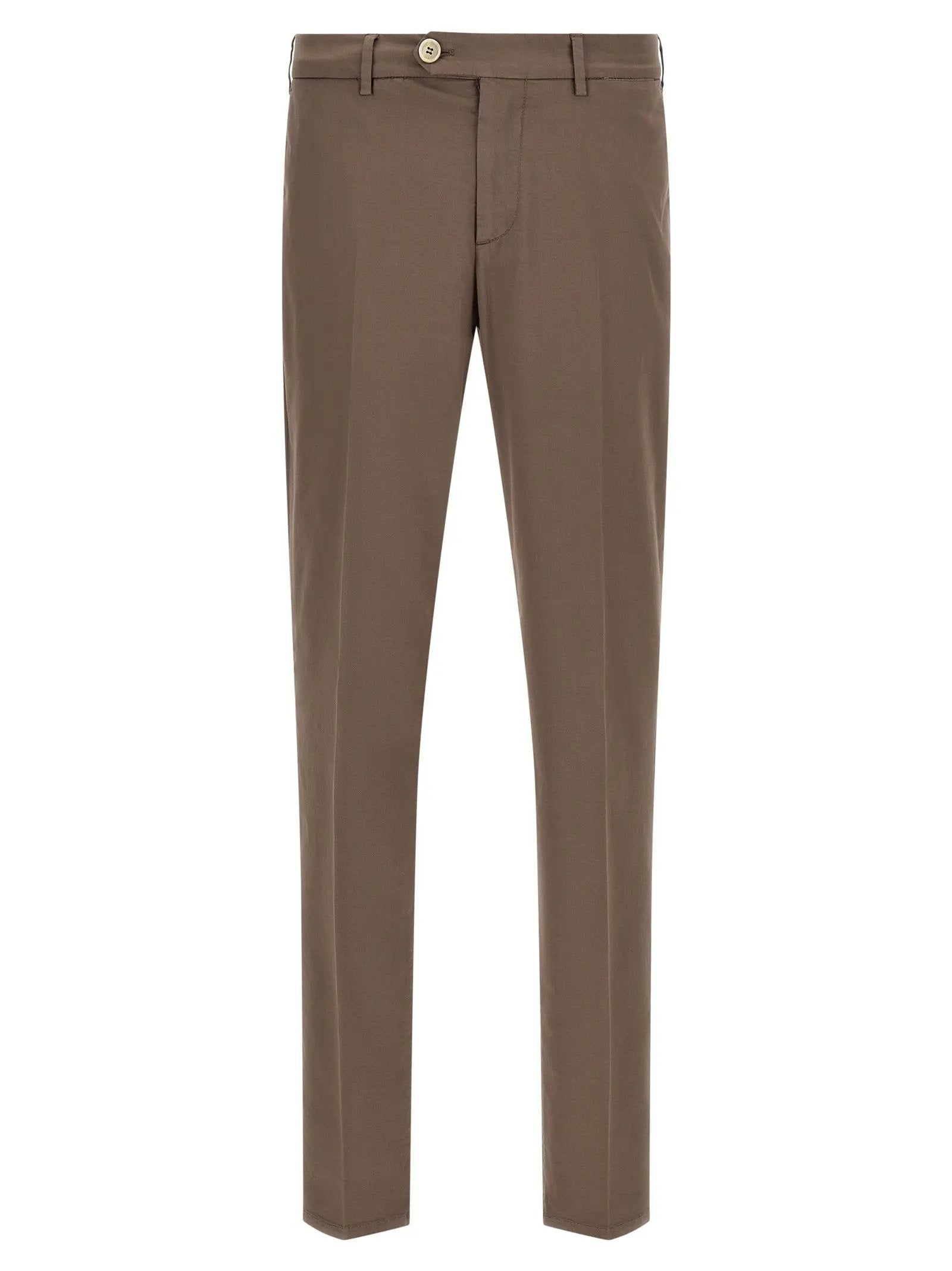 Brunello Cucinelli Beige Cotton Casual Pants