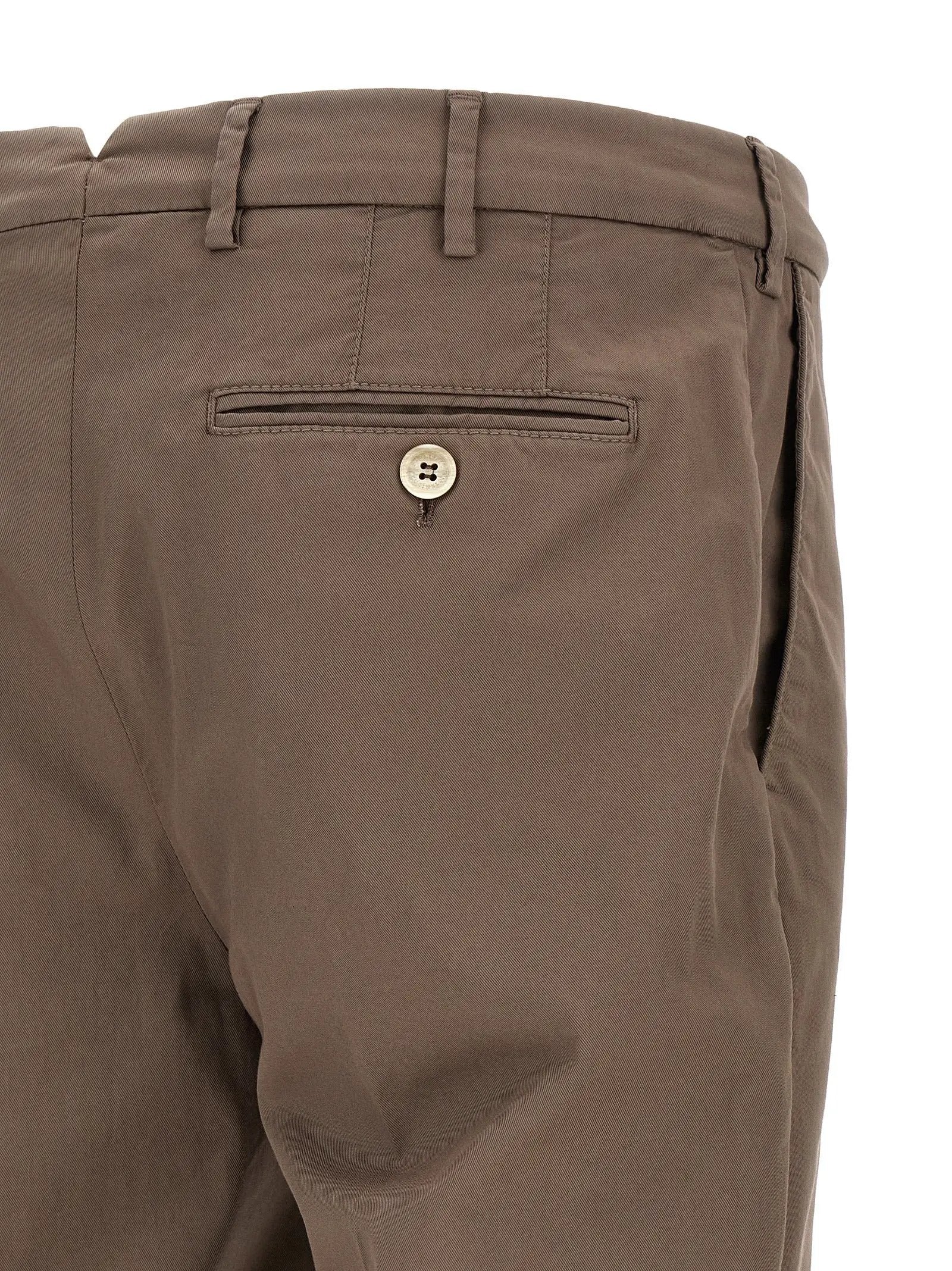Brunello Cucinelli Beige Cotton Casual Pants