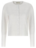 Tory Burch White Viscose Cardigan