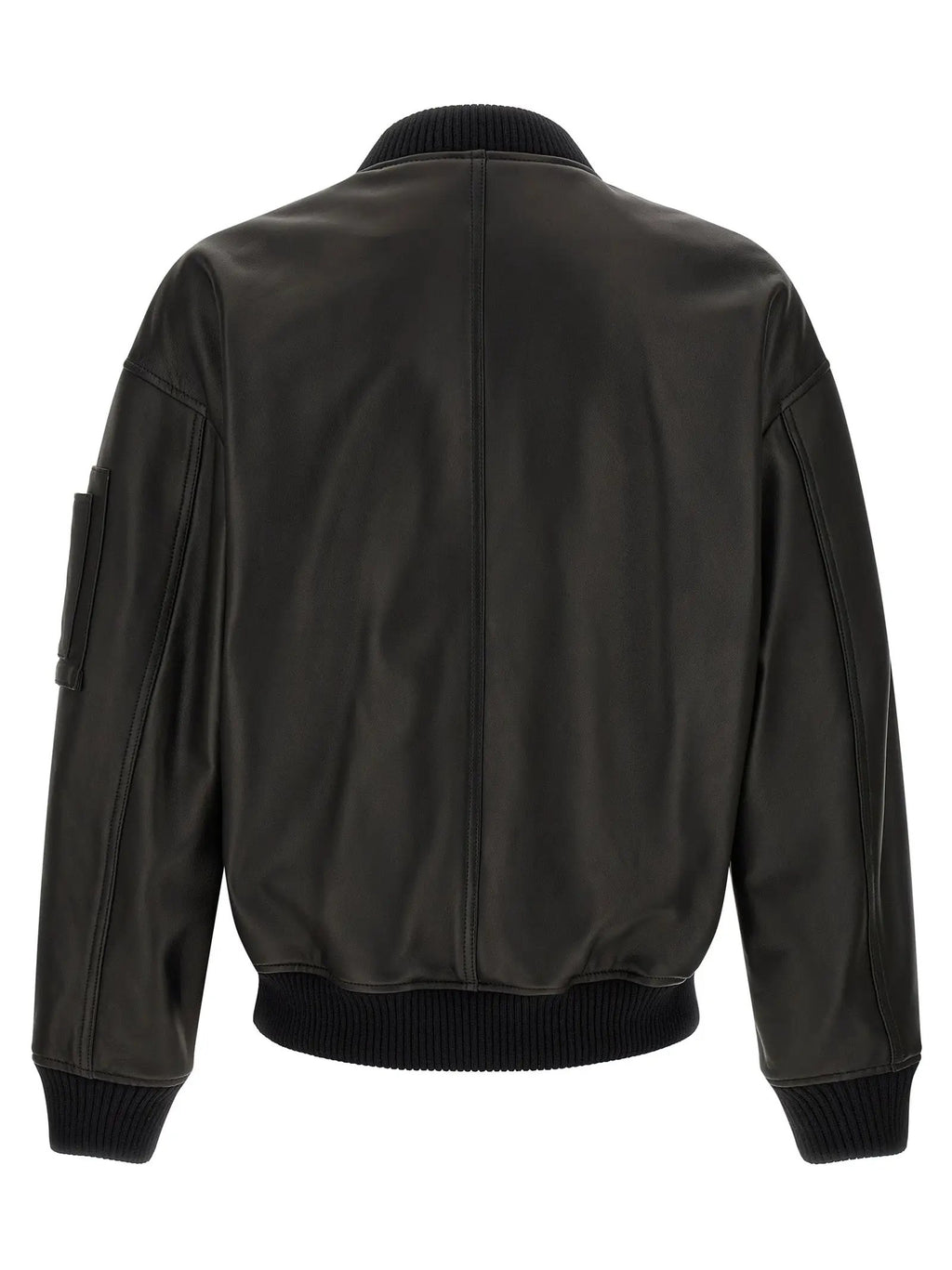 Dsquared² Black Leather Leather Jacket