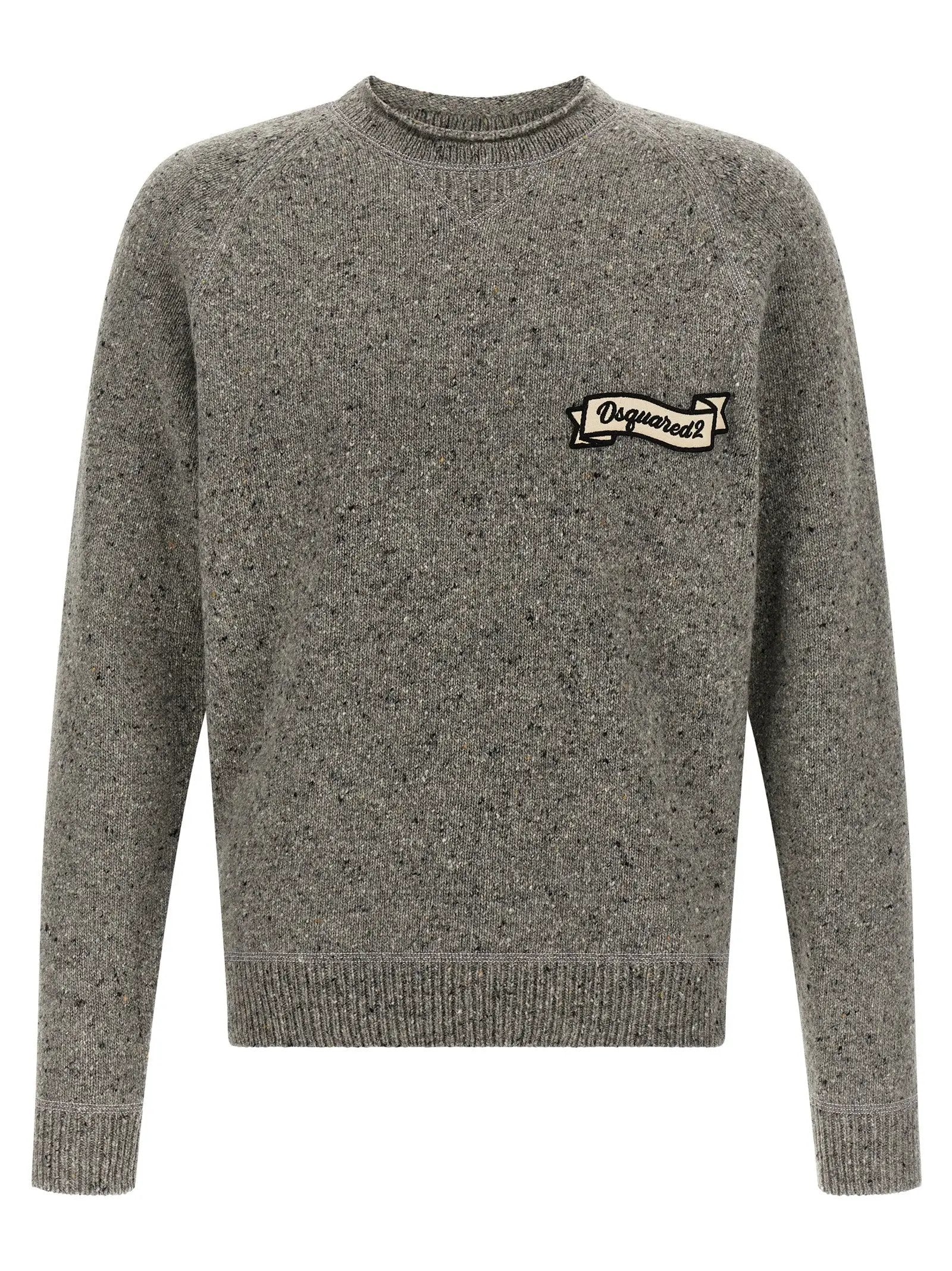 Dsquared² Gray Wool Cardigan