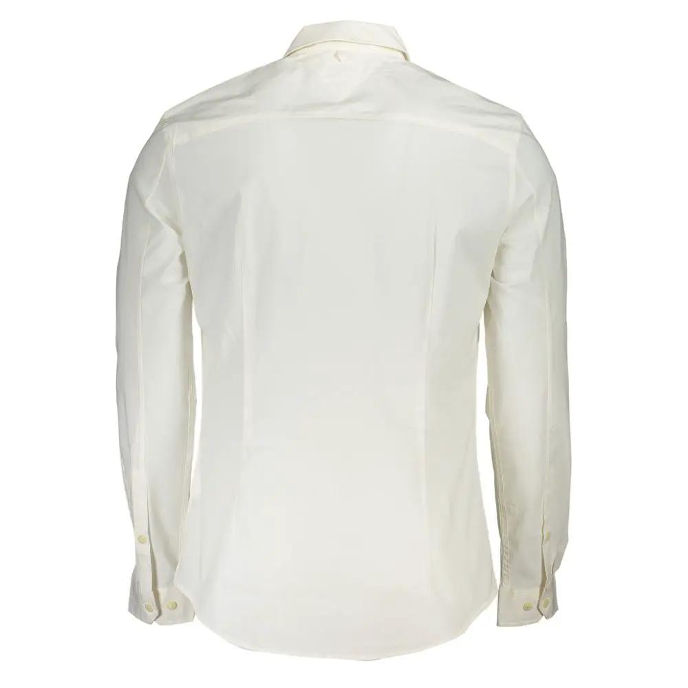 Tommy Hilfiger White Cotton Men's Shirt