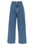 Vetements Blue Cotton Relaxed Fit Jeans