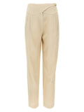 Blazé Milano Beige Viscose Dress Pants