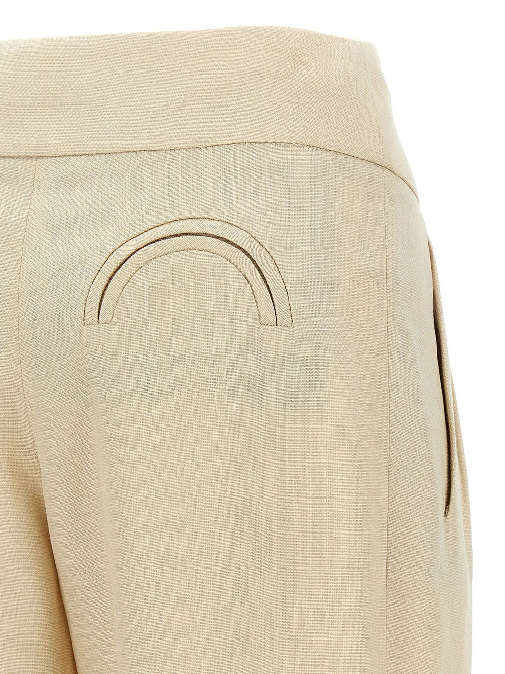 Blazé Milano Beige Viscose Dress Pants