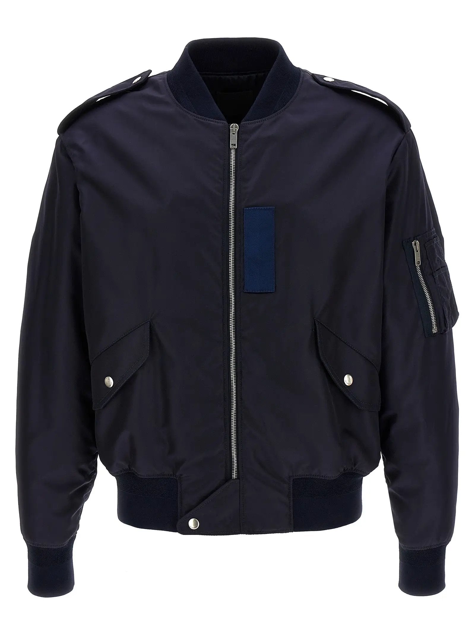 Givenchy Blue Polyamide Bomber