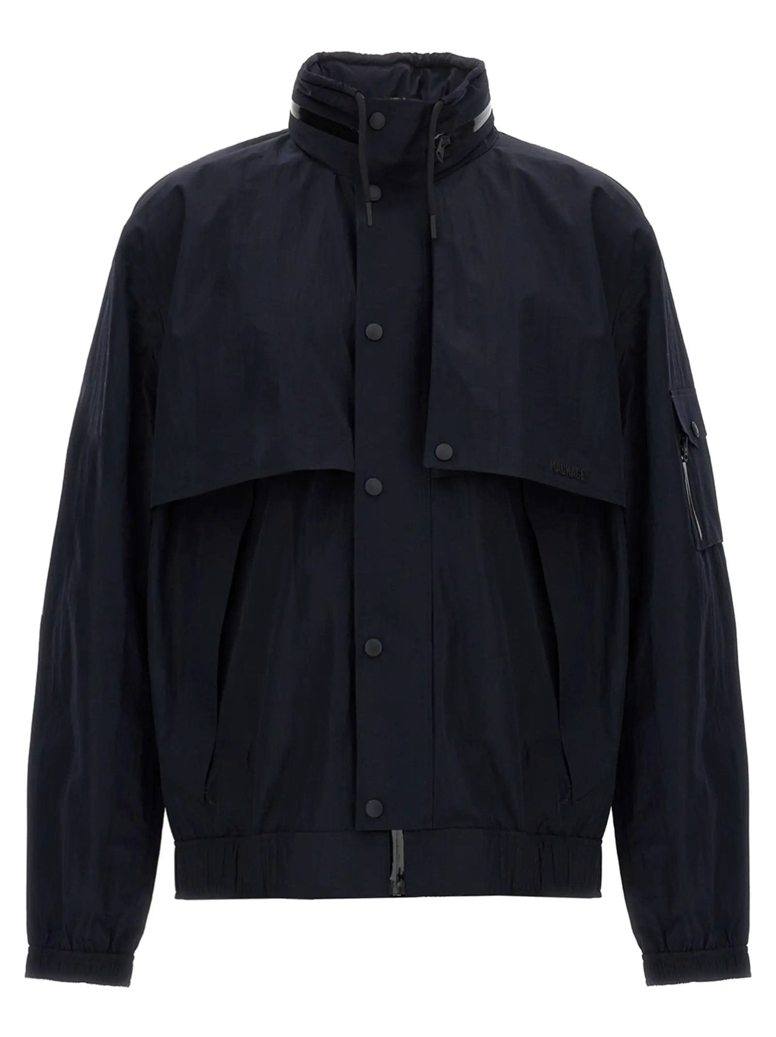 Mackage Blue Polyamide Shell Jacket