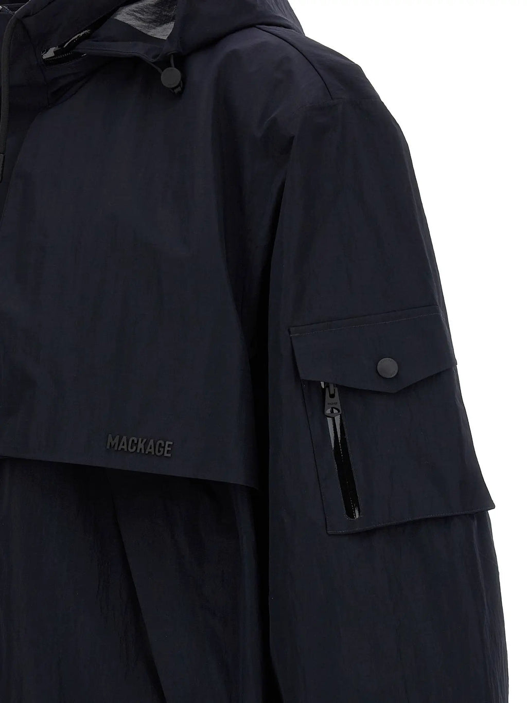 Mackage Blue Polyamide Shell Jacket