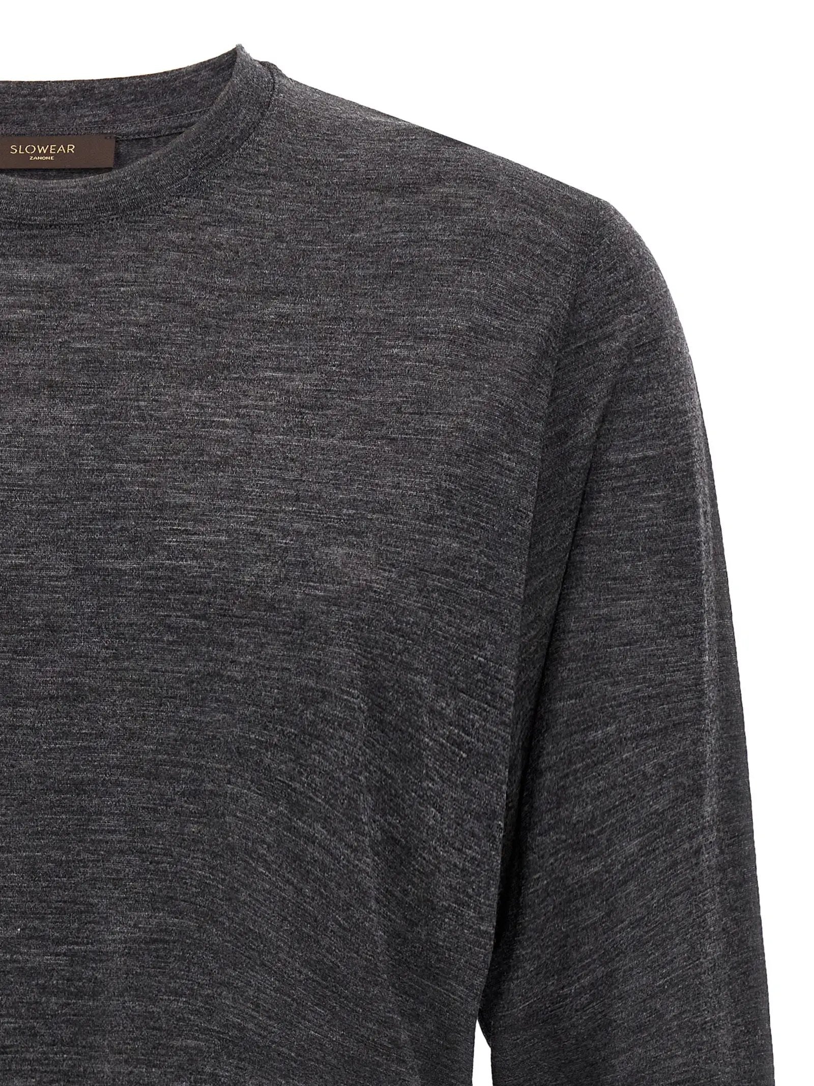 ZANONE Gray Virgin Wool Sportswear