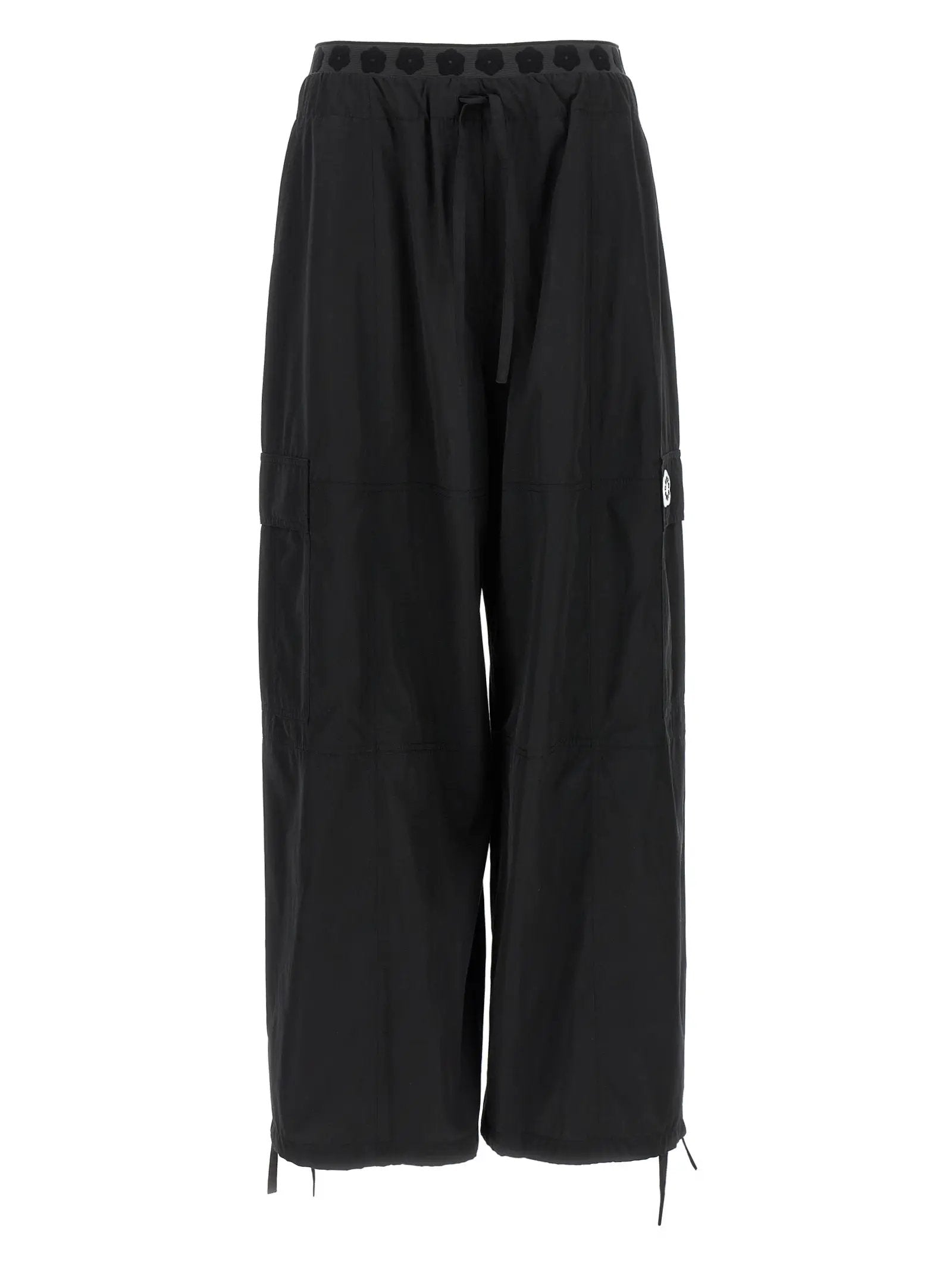 Kenzo Black Polyester Cargo Pants