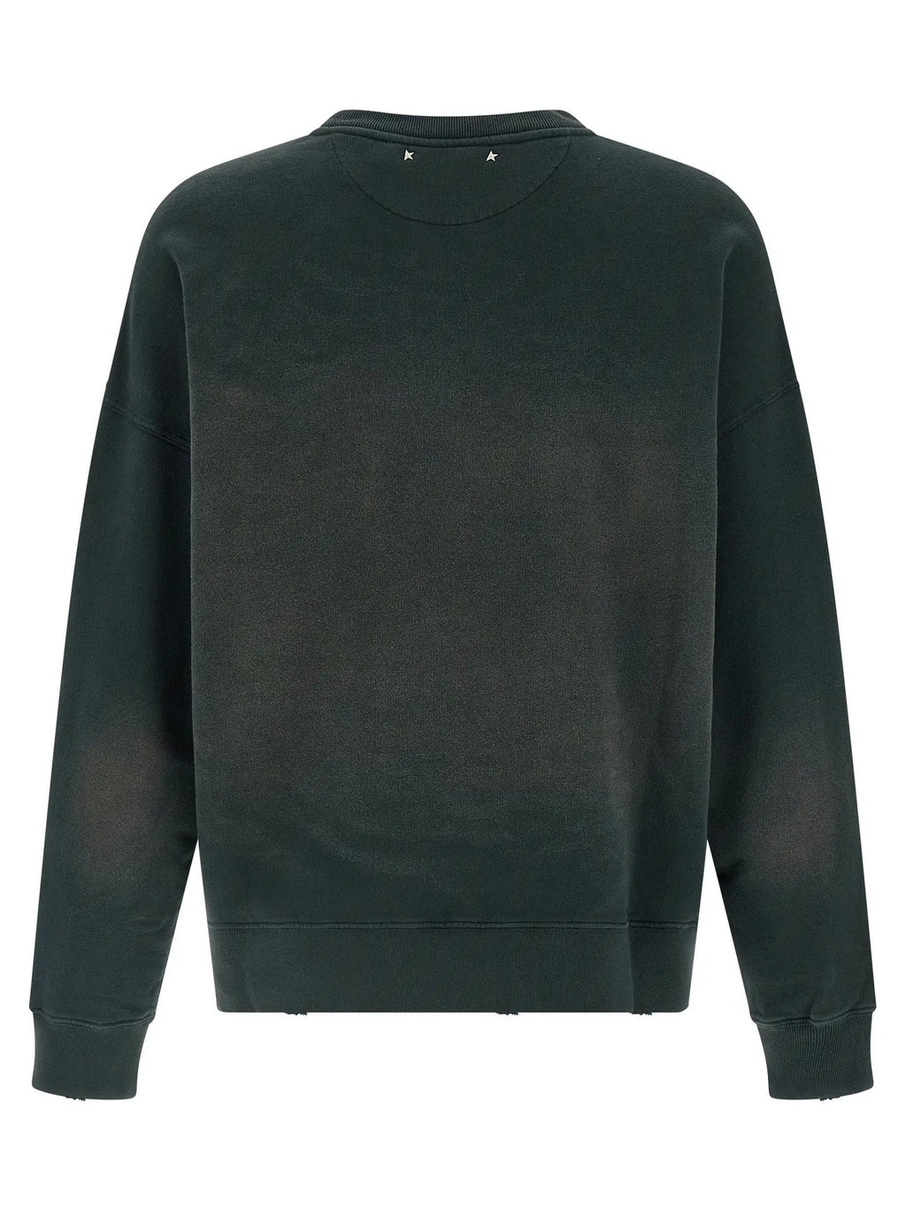 Sweat-shirt en coton noir Golden Goose