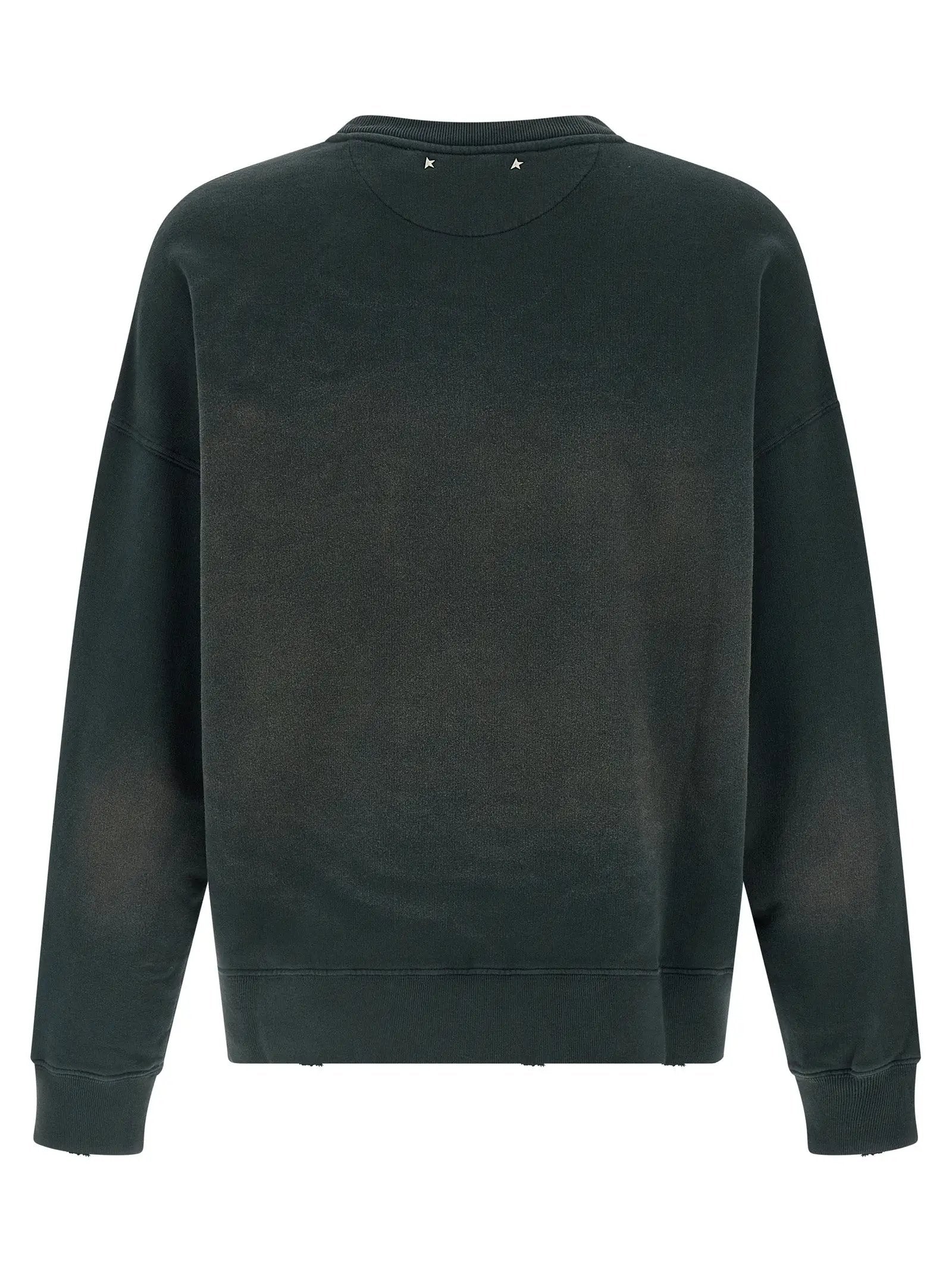 Sweat-shirt en coton noir Golden Goose