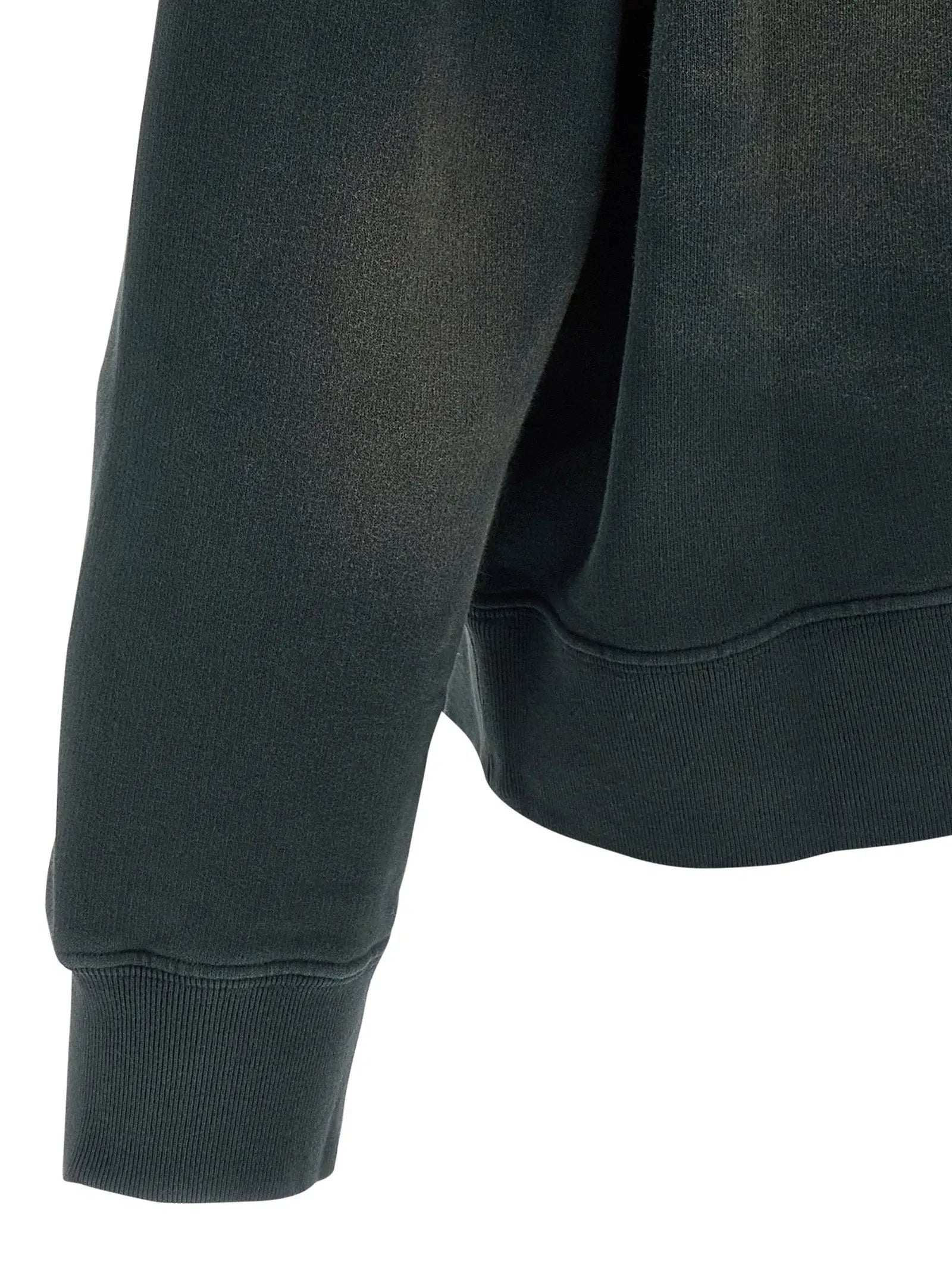 Sweat-shirt en coton noir Golden Goose