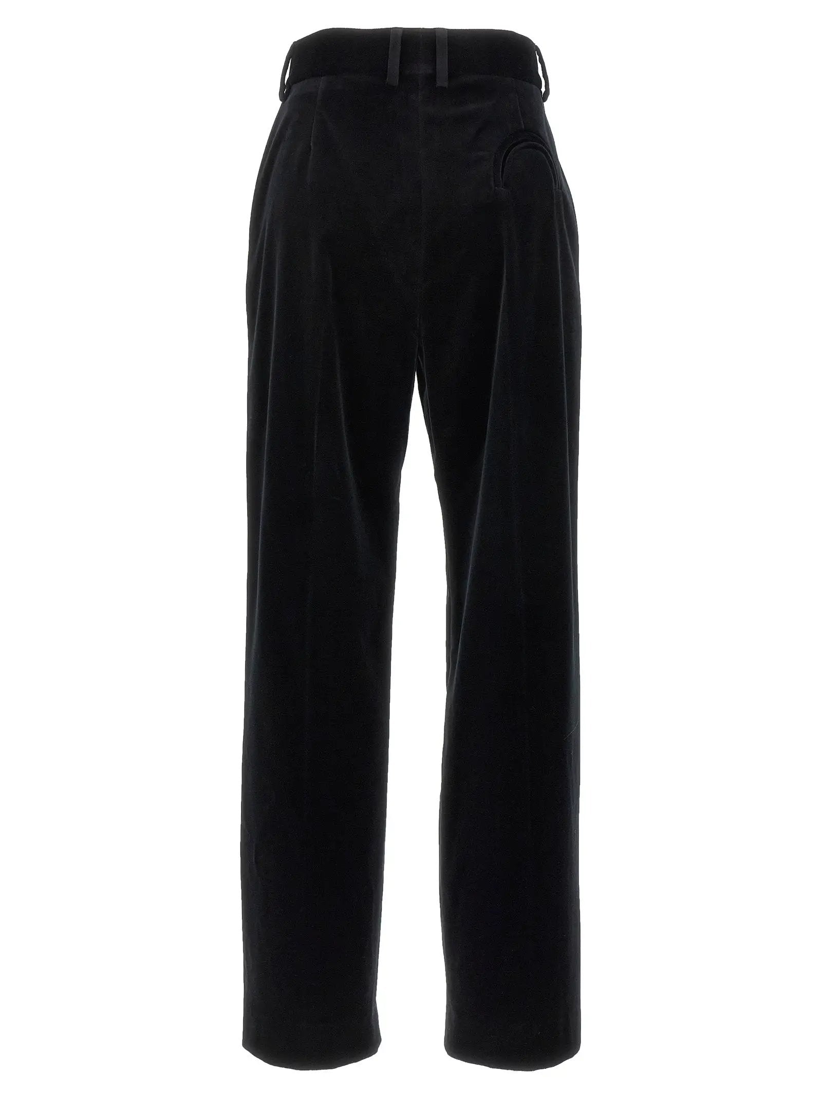 Blazé Milano Black Cotton Dress Pants