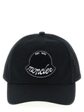 Moncler Black Cotton Cap (Baseball Hat)
