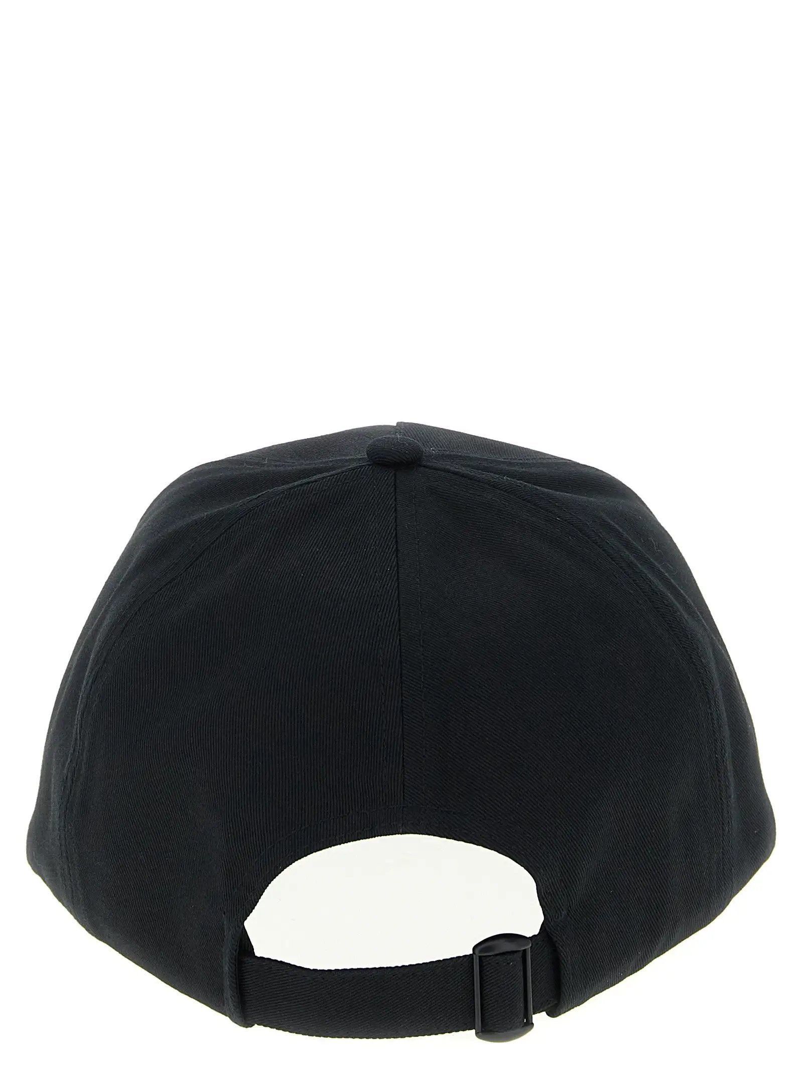 Moncler Black Cotton Cap (Baseball Hat)