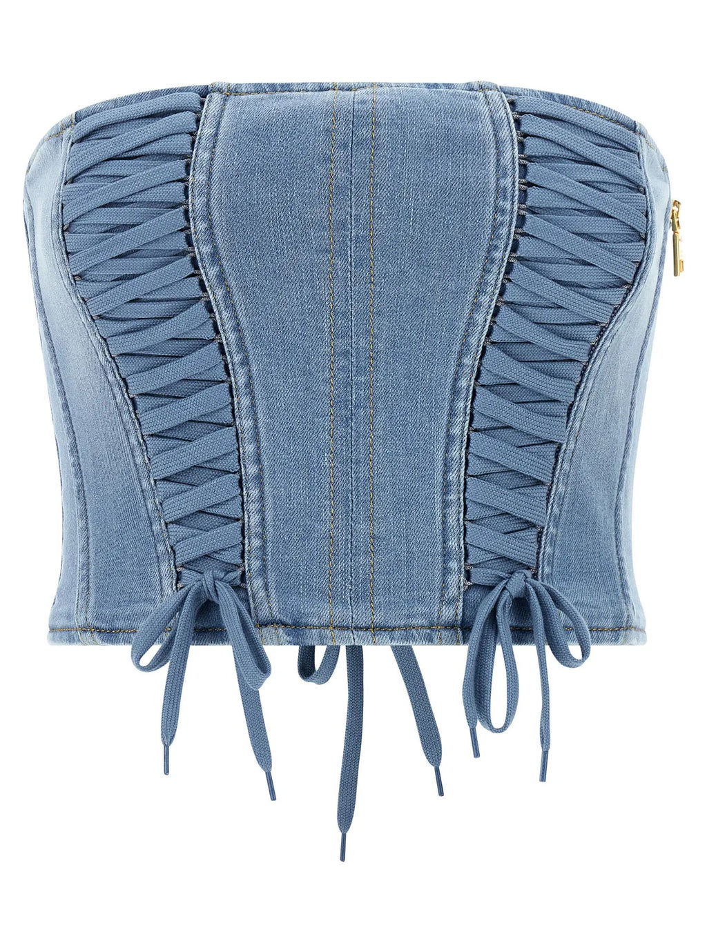 Elisabetta Franchi Blue Cotton Blouse