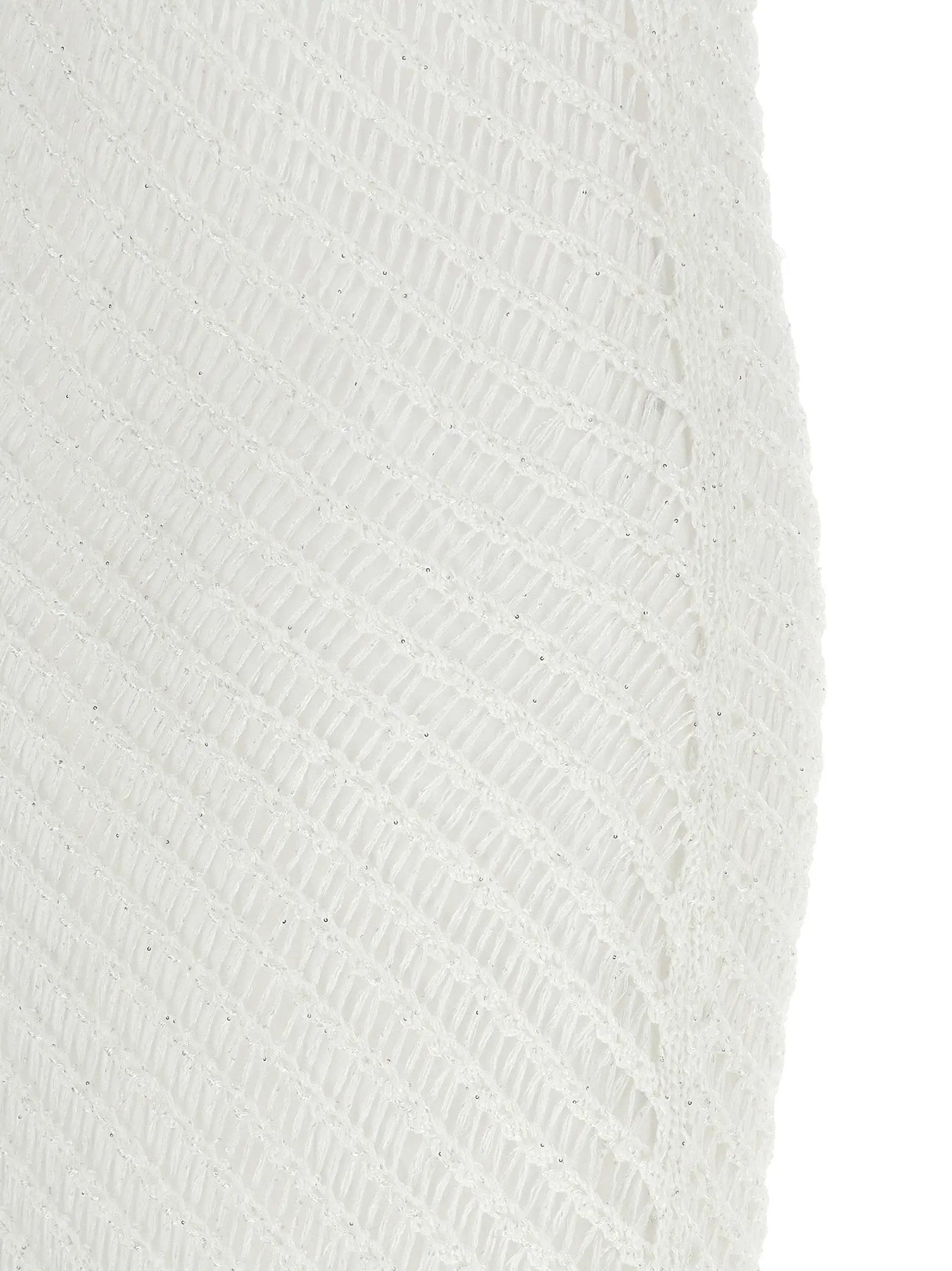 PINKO White Polyester Long Dress