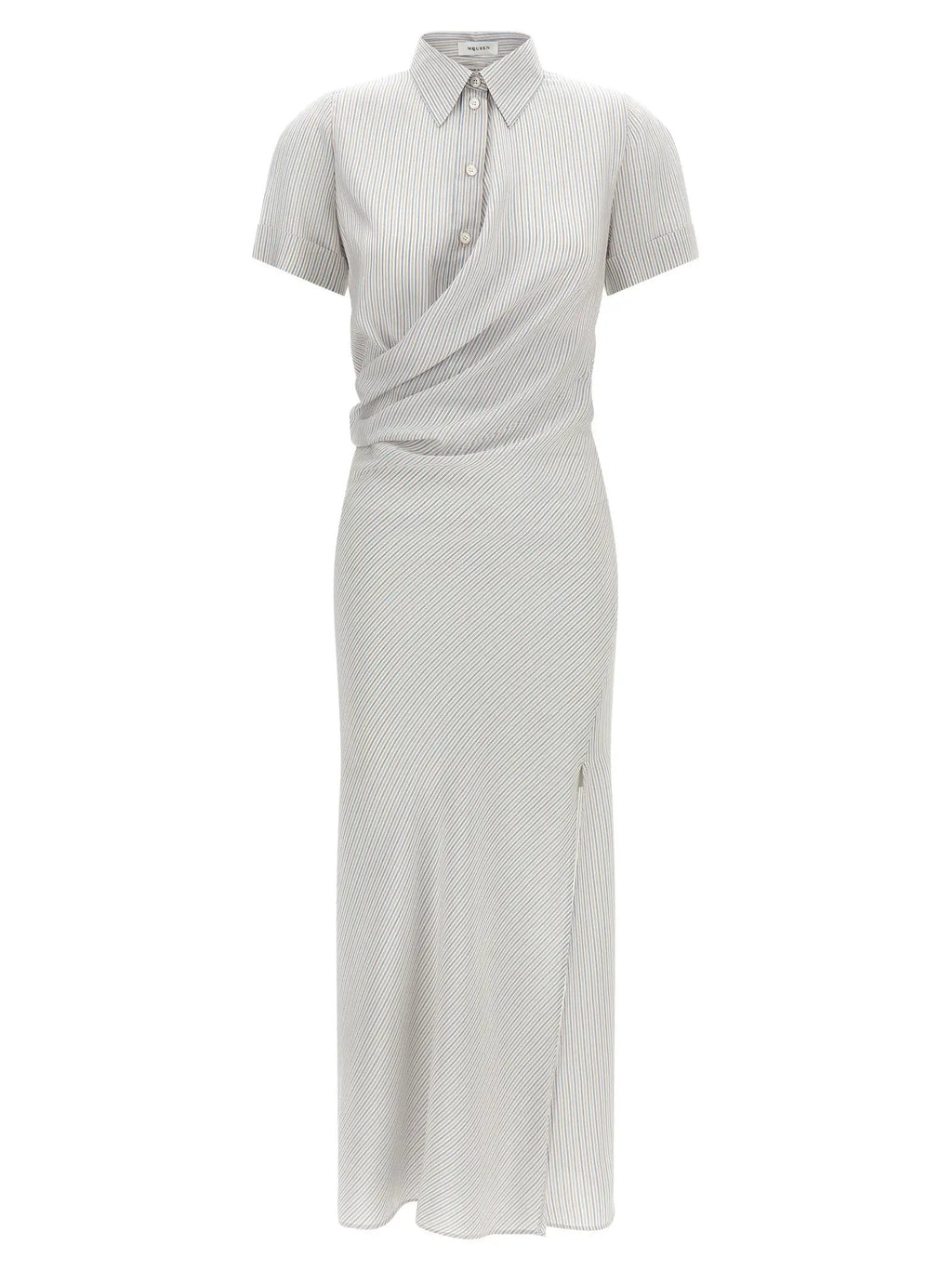 Alexander McQueen Multicolor Silk Long Dress