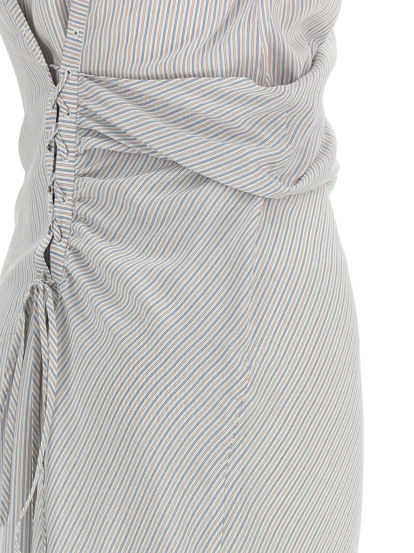Alexander McQueen Multicolor Silk Long Dress