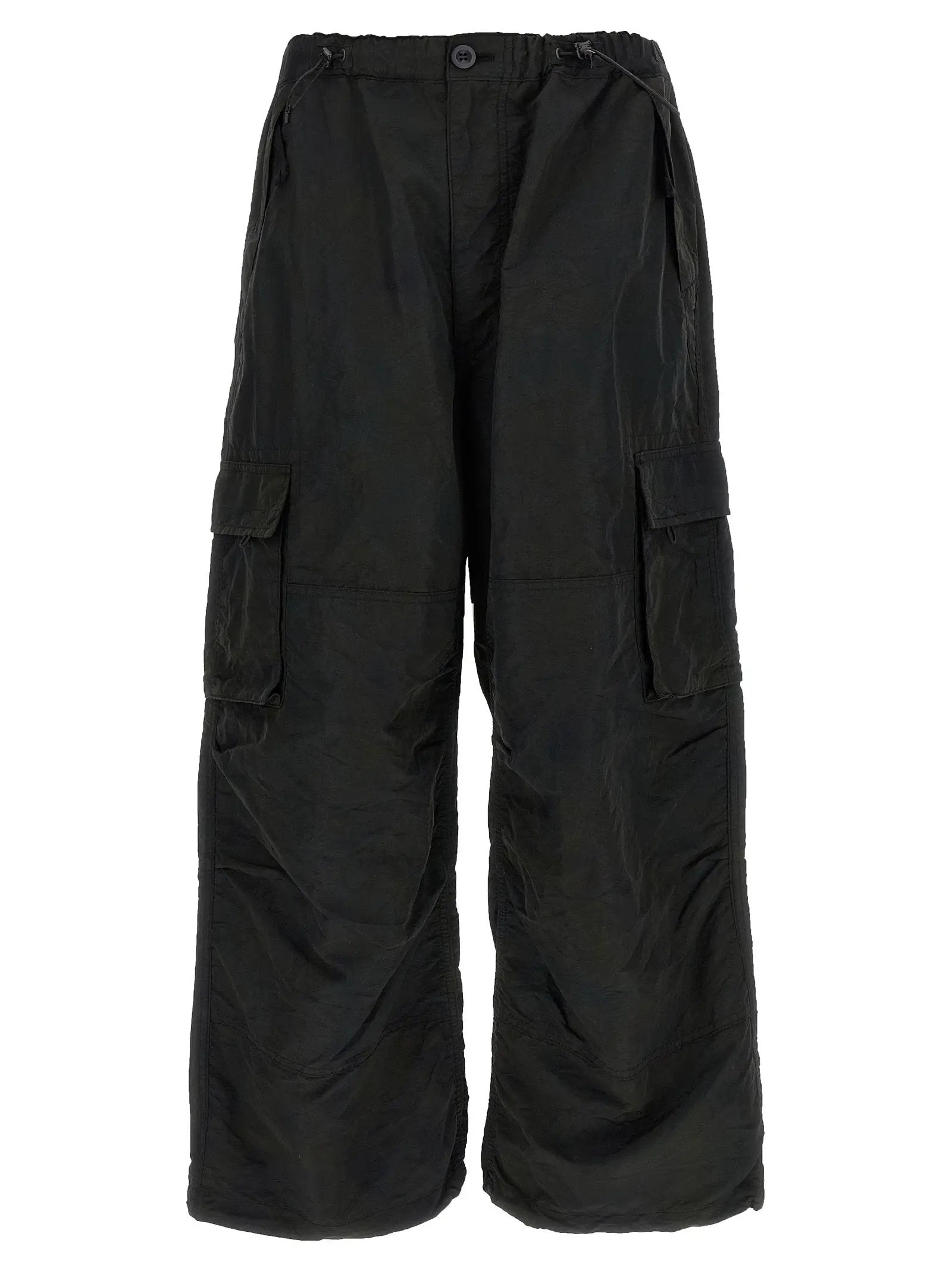 Comme Des Garçons Black Nylon Cargo Pants
