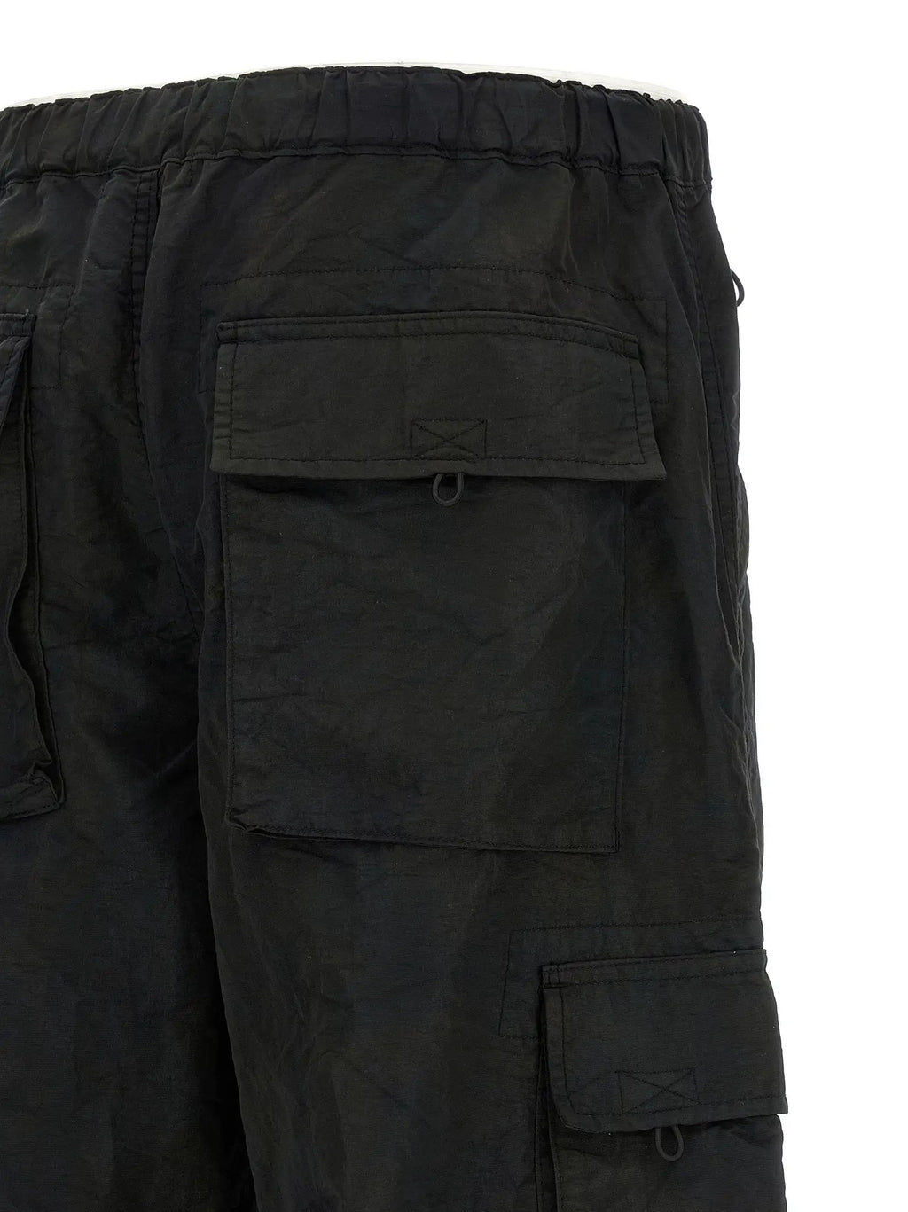 Comme Des Garçons Black Nylon Cargo Pants